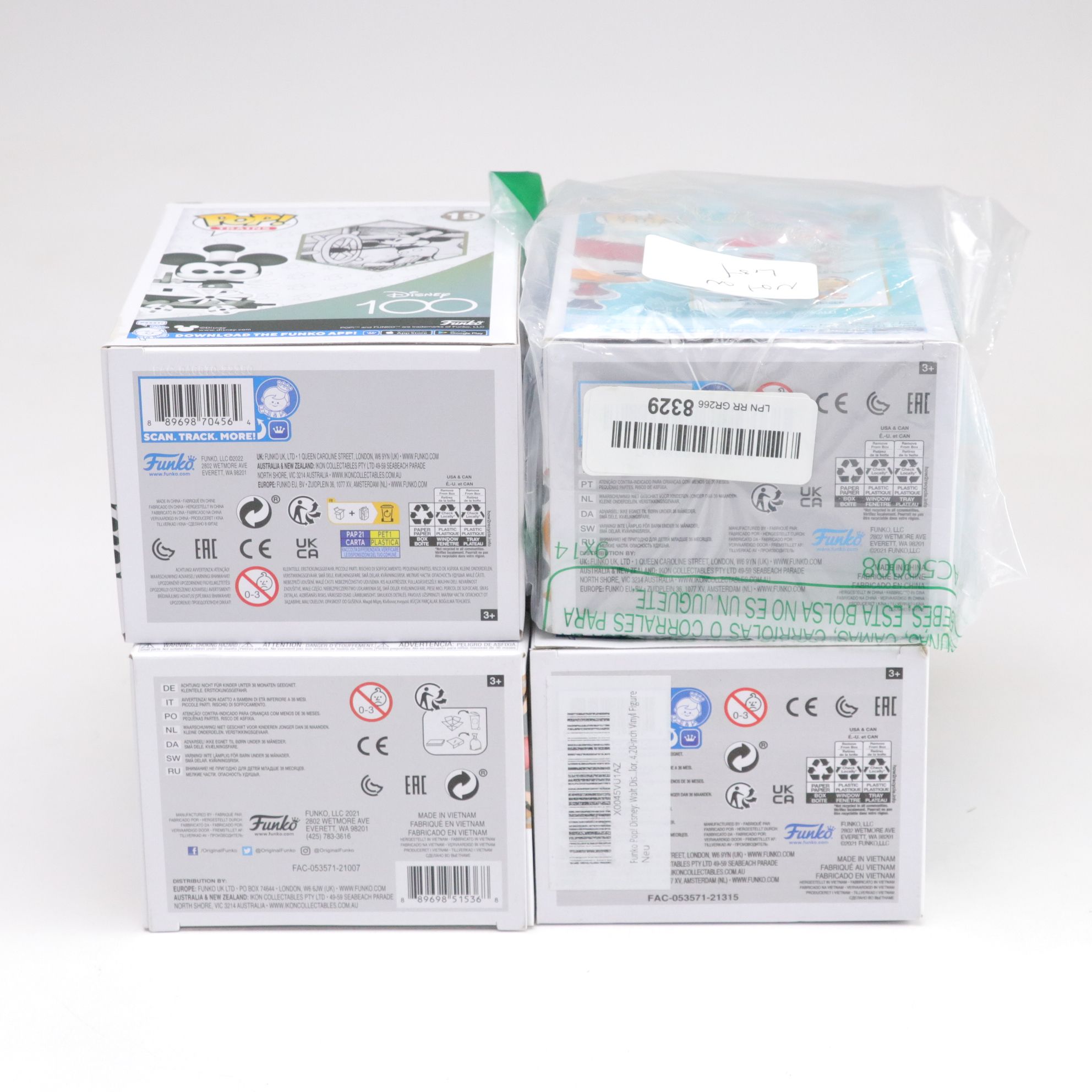 Classic Walt Disney Funko Pop! Vinyl Figurine Collection