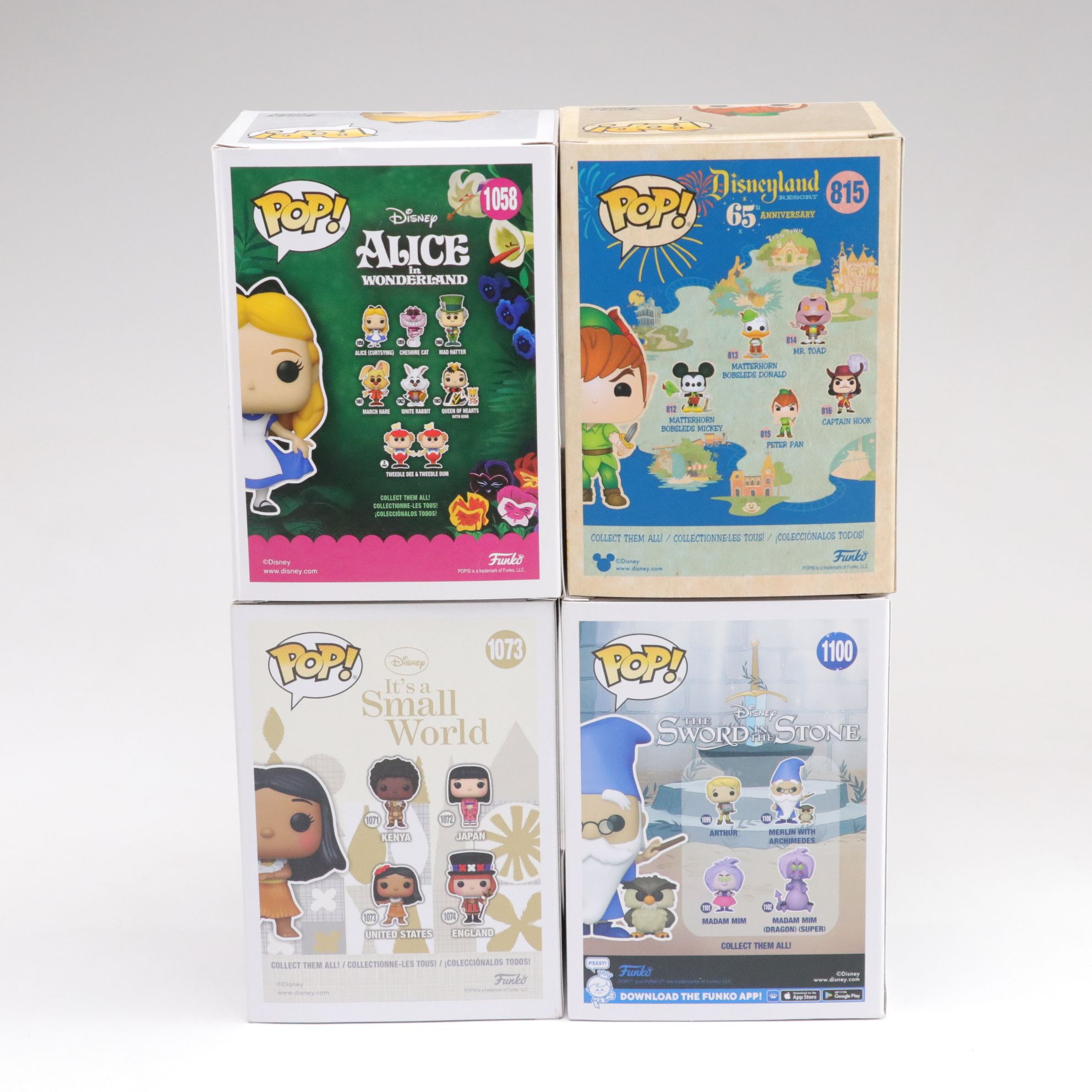 Classic Walt Disney Funko Pop! Vinyl Figurine Collection