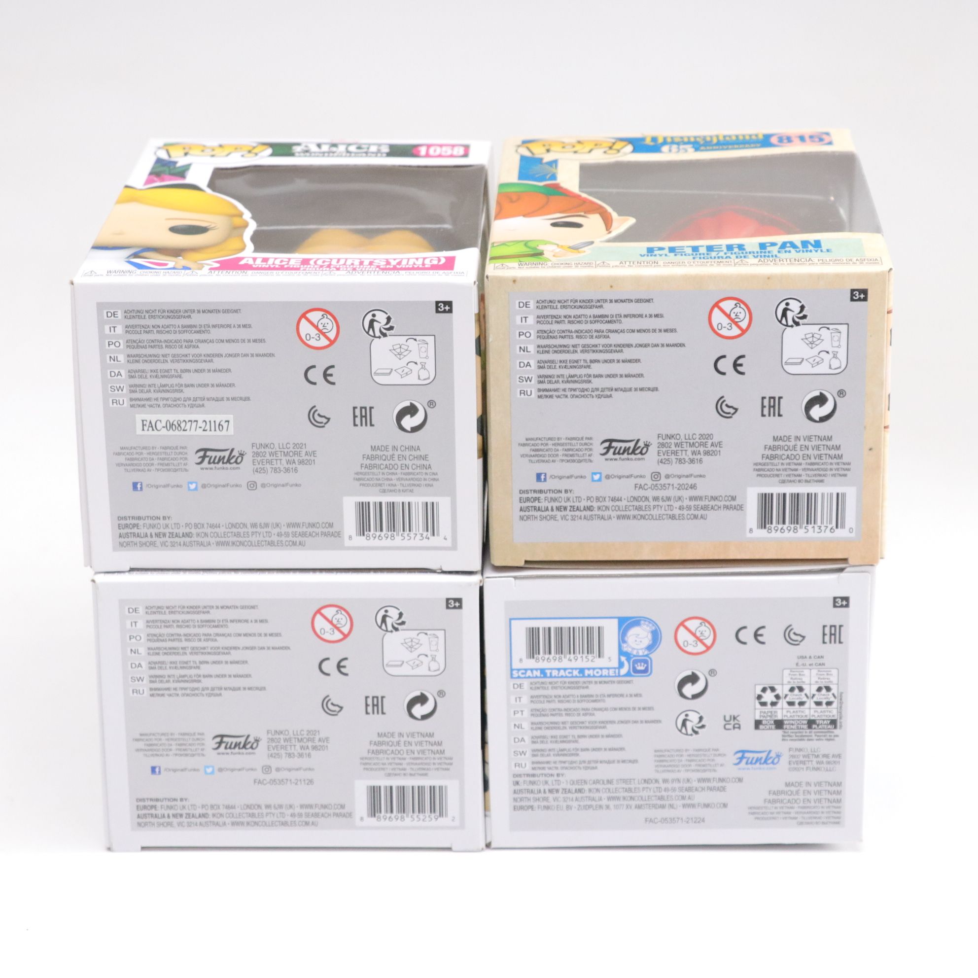 Classic Walt Disney Funko Pop! Vinyl Figurine Collection