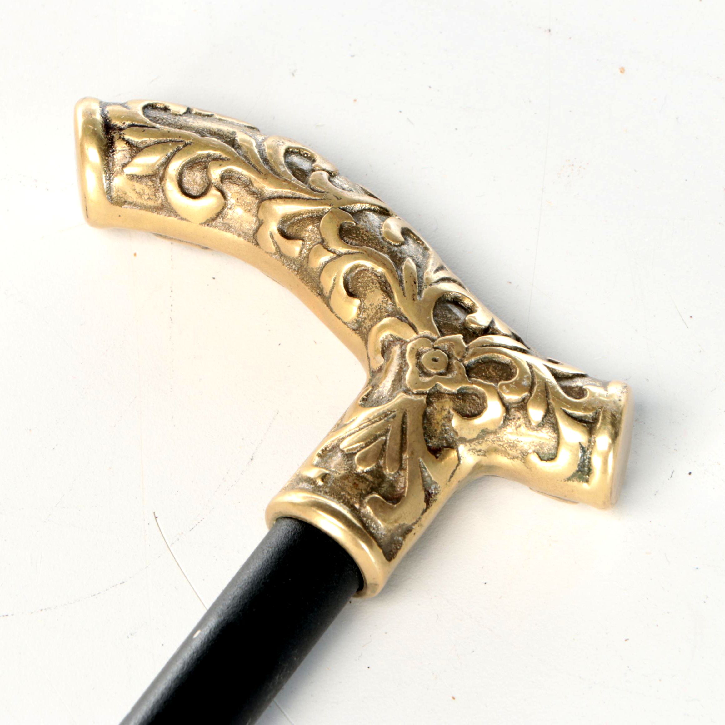 Bridges Cast Brass Walking Cane