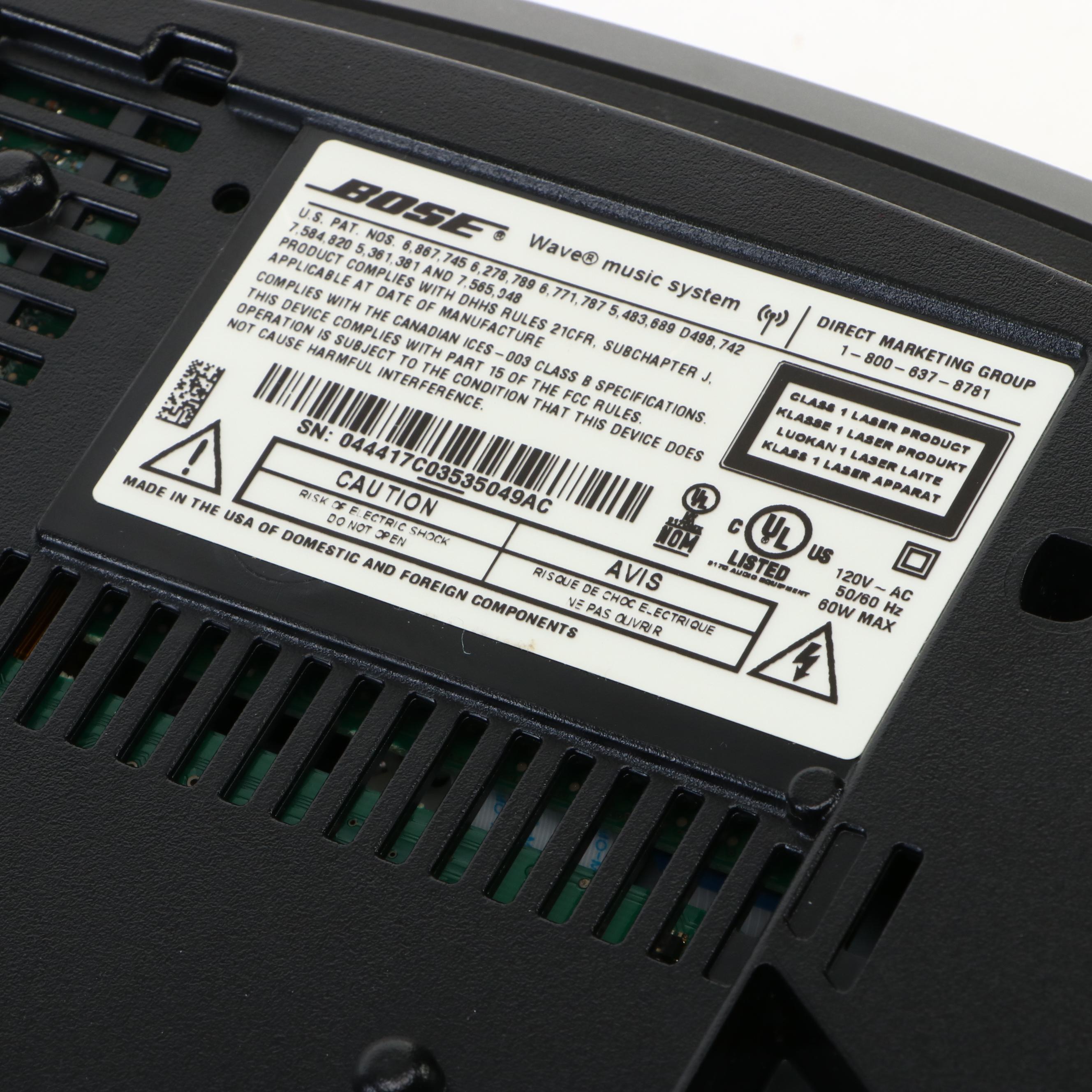 Bose Wave Music System