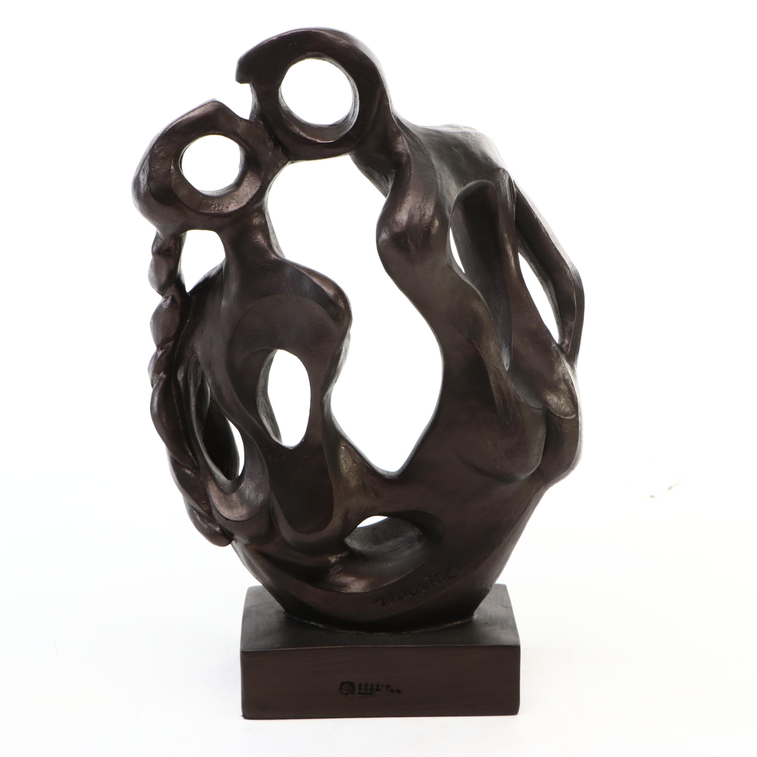 Austin Productions Abstract "Wedding Rings" Sculpture