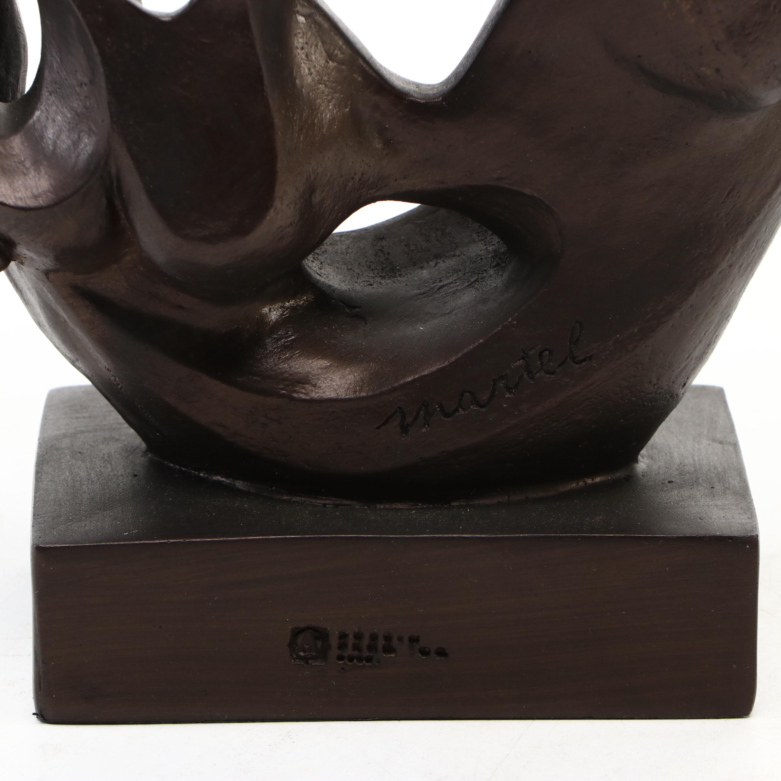 Austin Productions Abstract "Wedding Rings" Sculpture