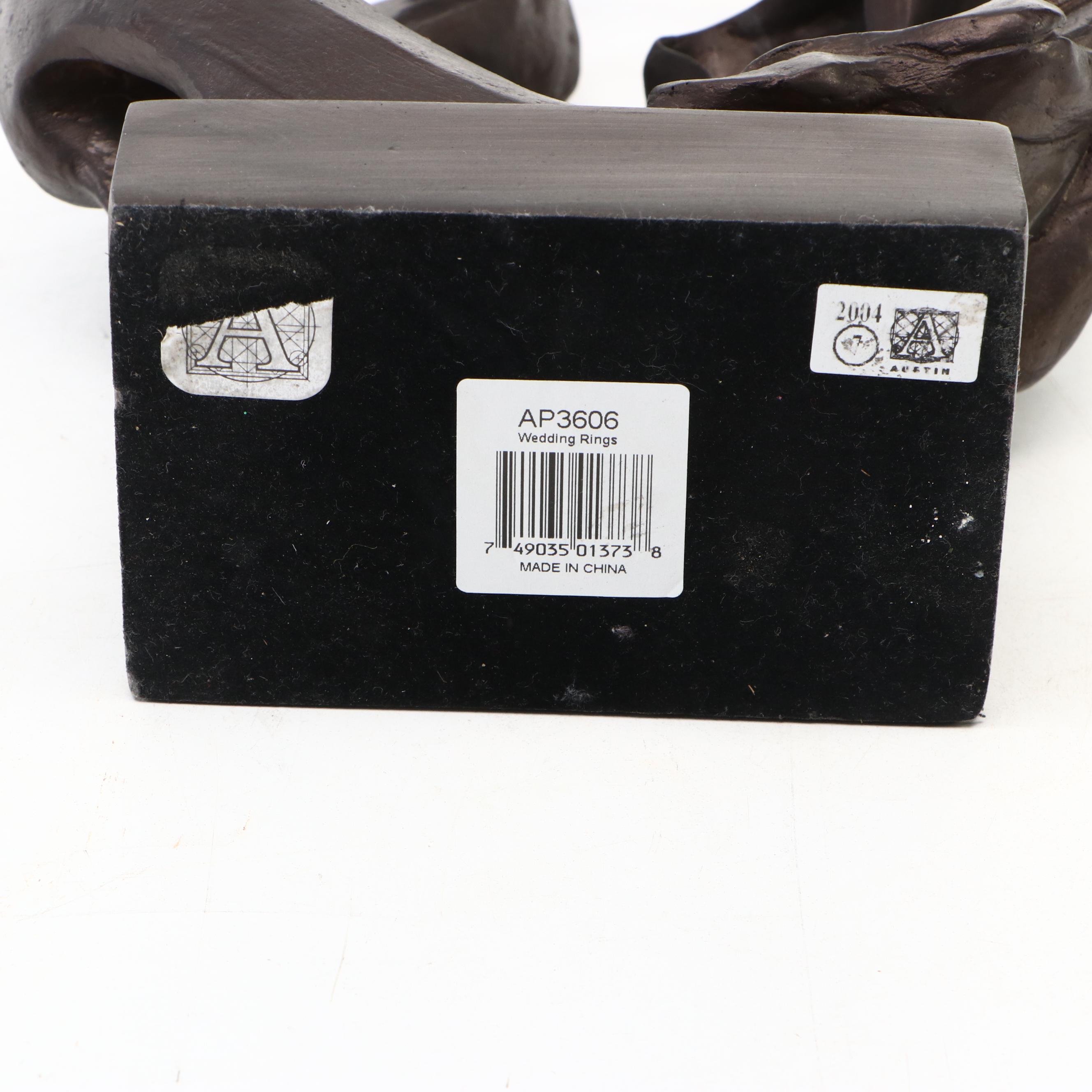 Austin Productions Abstract "Wedding Rings" Sculpture