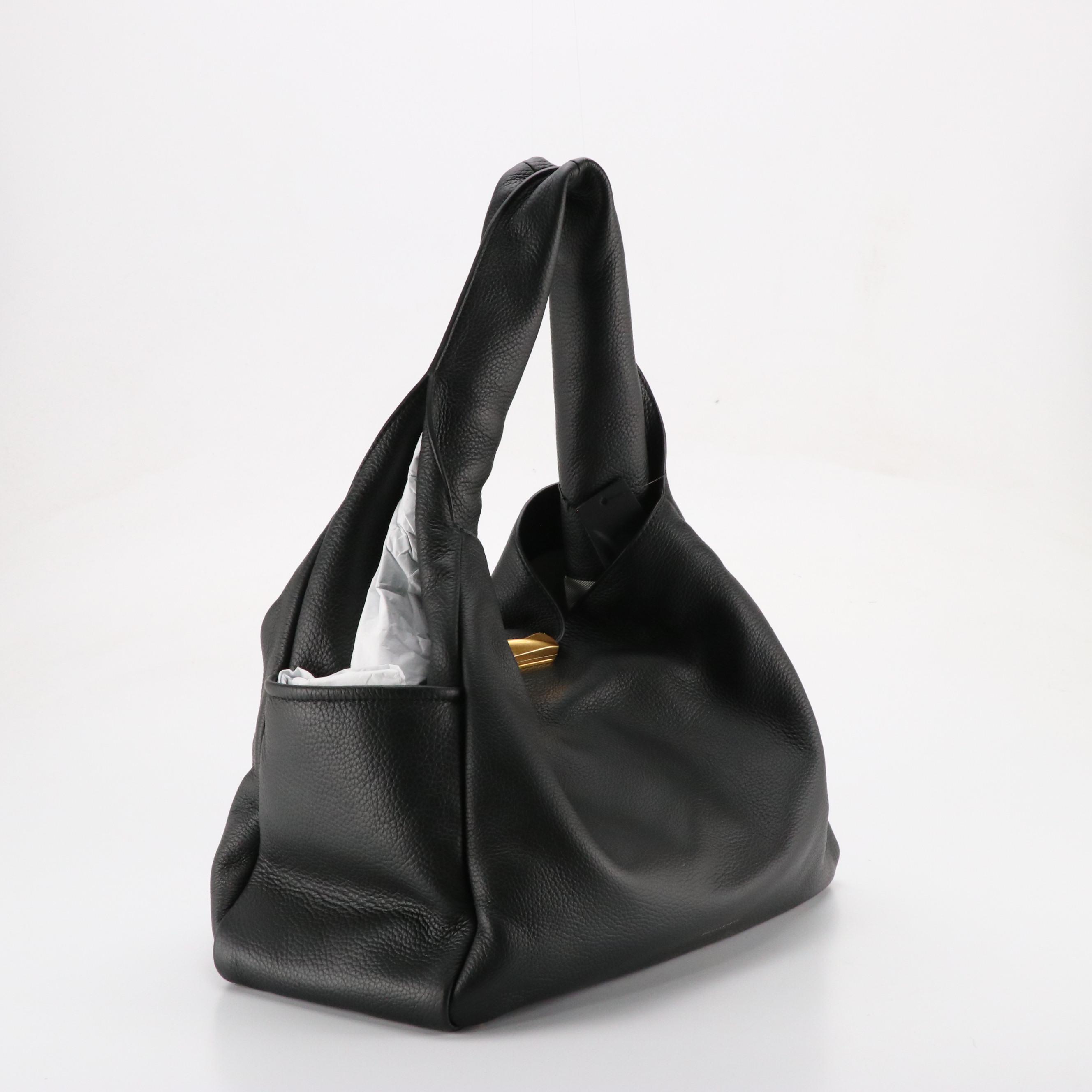 Donna Karan Amagansett Black Leather Hobo Bag and Bridge Hampton Crossbody Bag