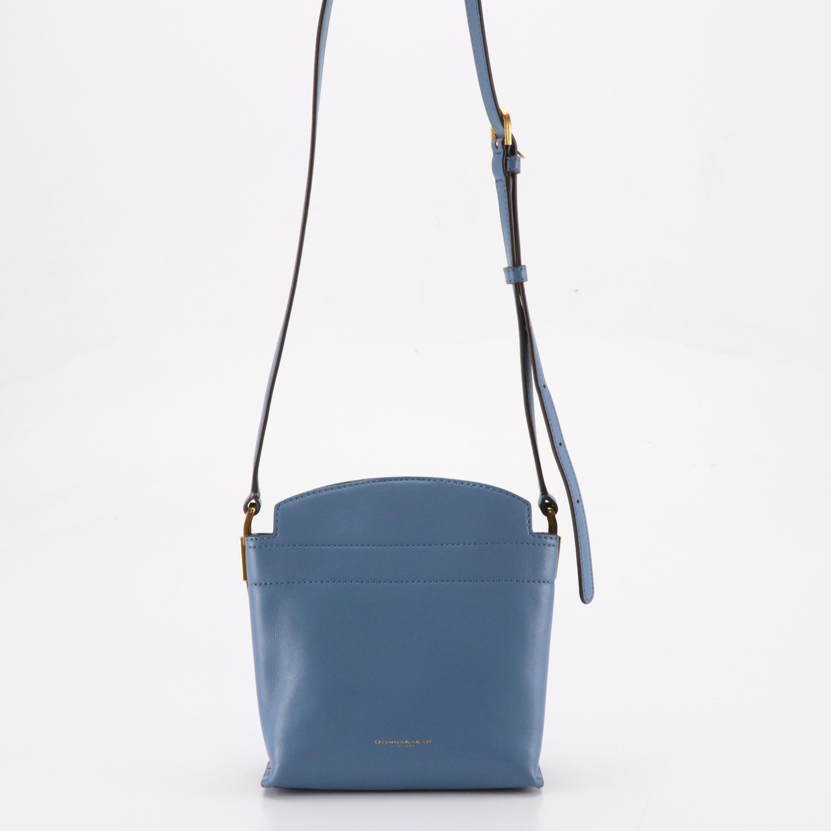 Donna Karan Amagansett Black Leather Hobo Bag and Bridge Hampton Crossbody Bag