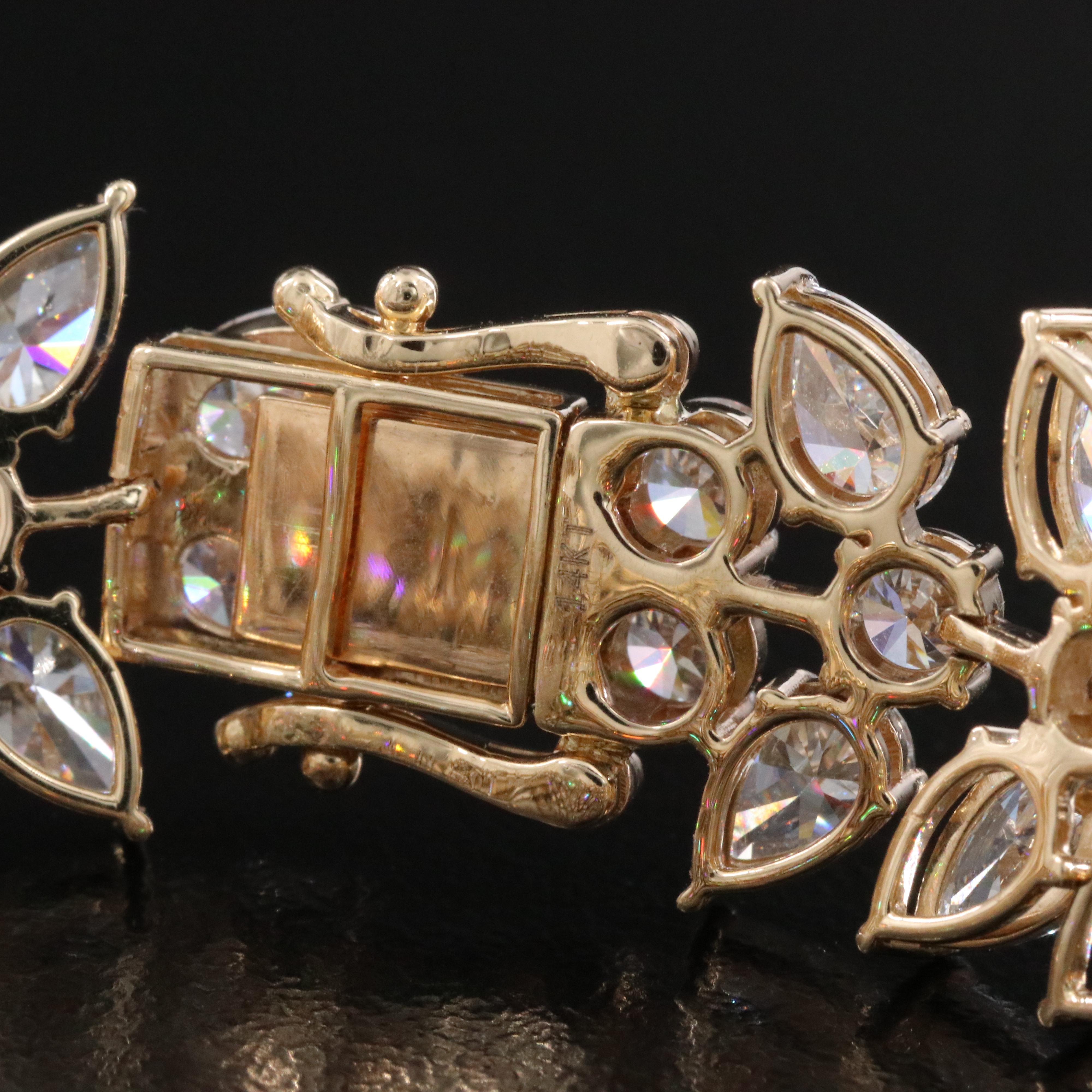 14K 30.69 CTW Lab Grown Diamond Bracelet