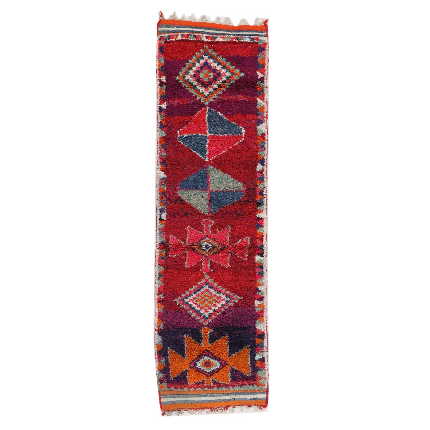 2'11 x 10'6 Hand-Knotted Turkish Village Carpet Runner