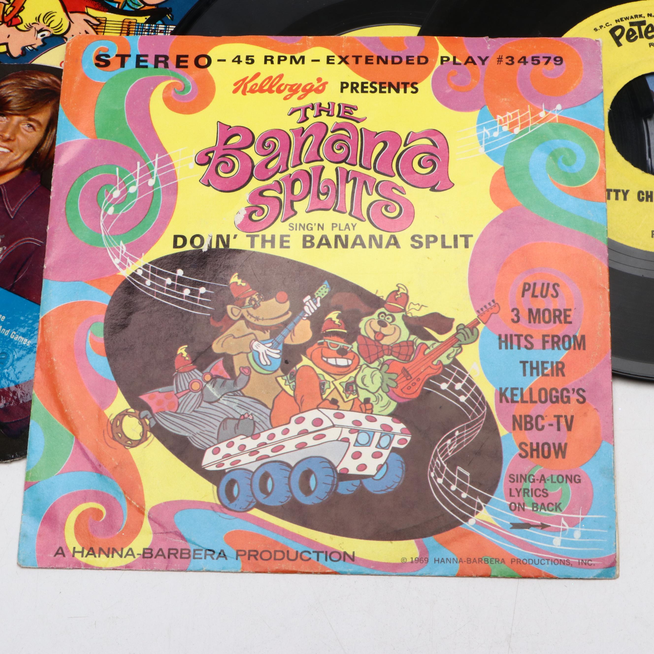 Disney and Other Classic Children's Music on 7" Vinyl Records