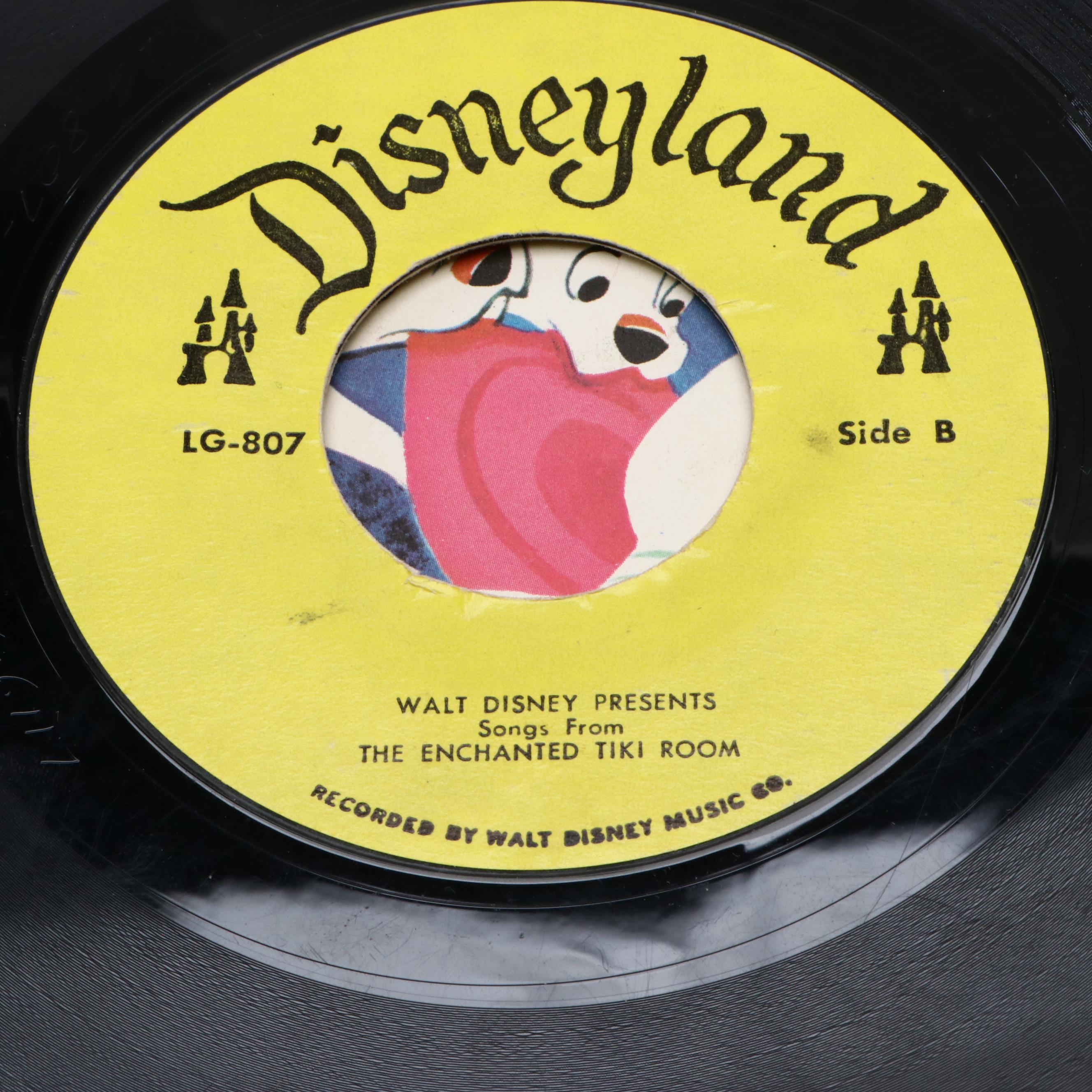 Disney and Other Classic Children's Music on 7" Vinyl Records