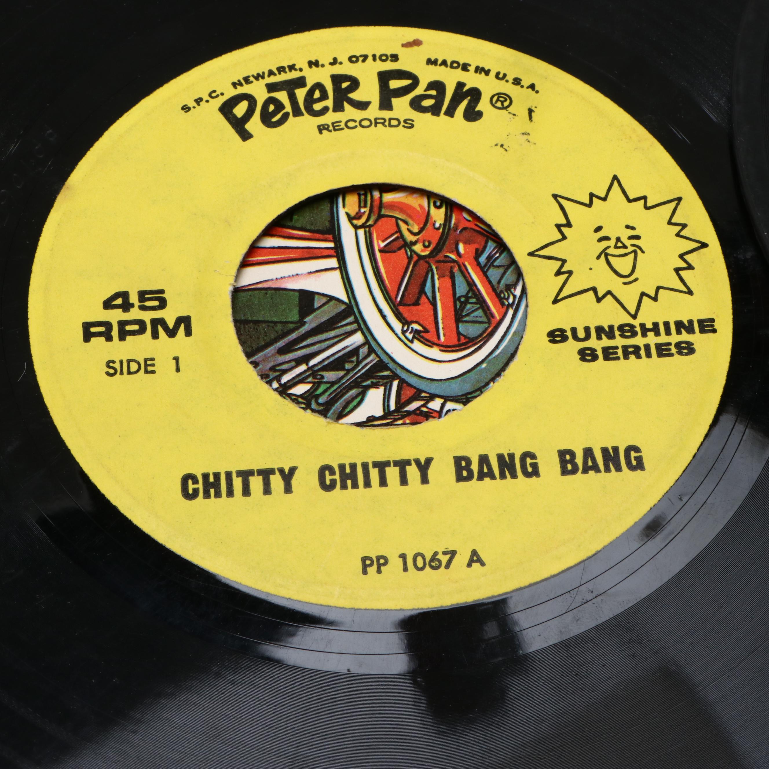 Disney and Other Classic Children's Music on 7" Vinyl Records