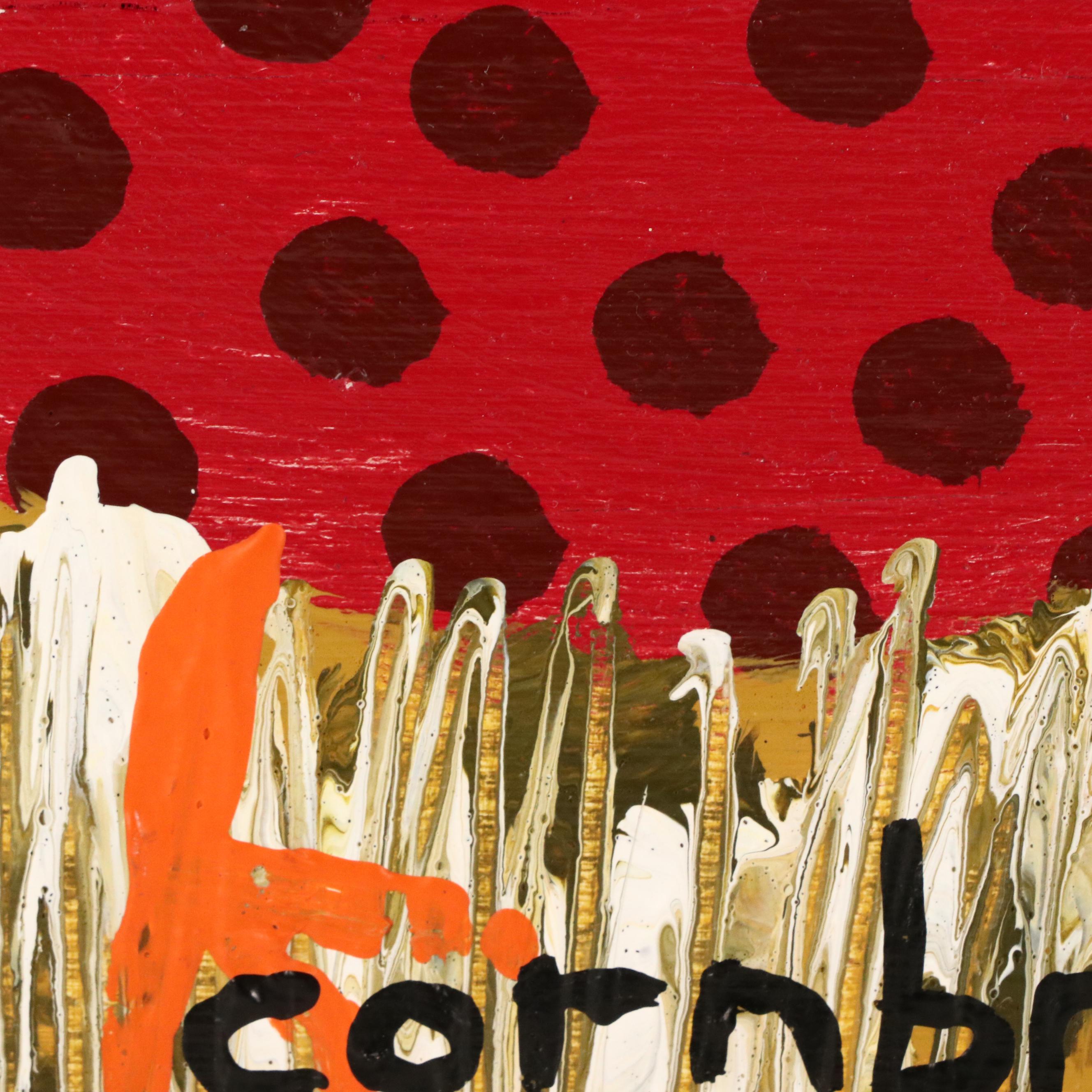 John "Cornbread" Anderson Acrylic Painting "Chick," 21st Century