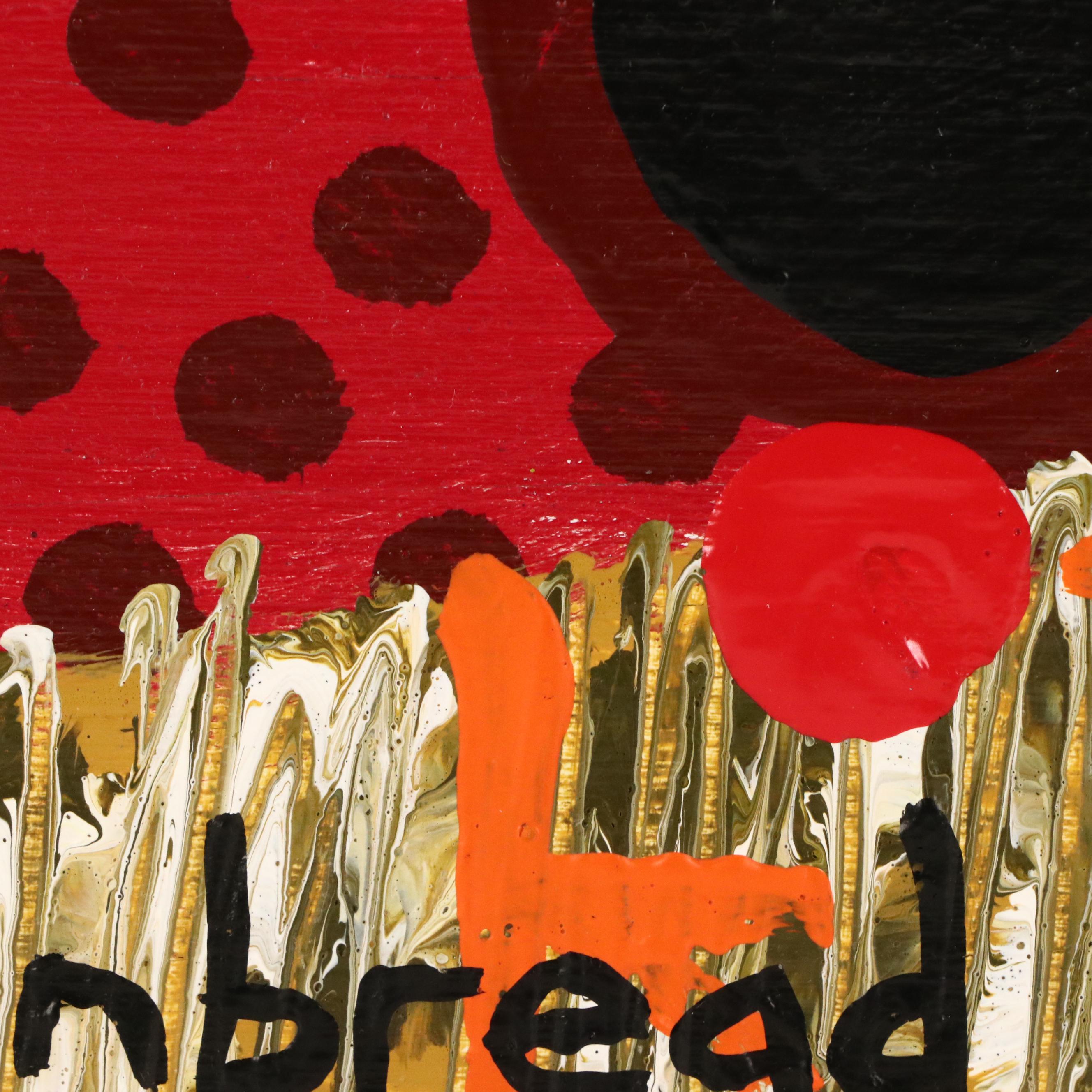 John "Cornbread" Anderson Acrylic Painting "Chick," 21st Century