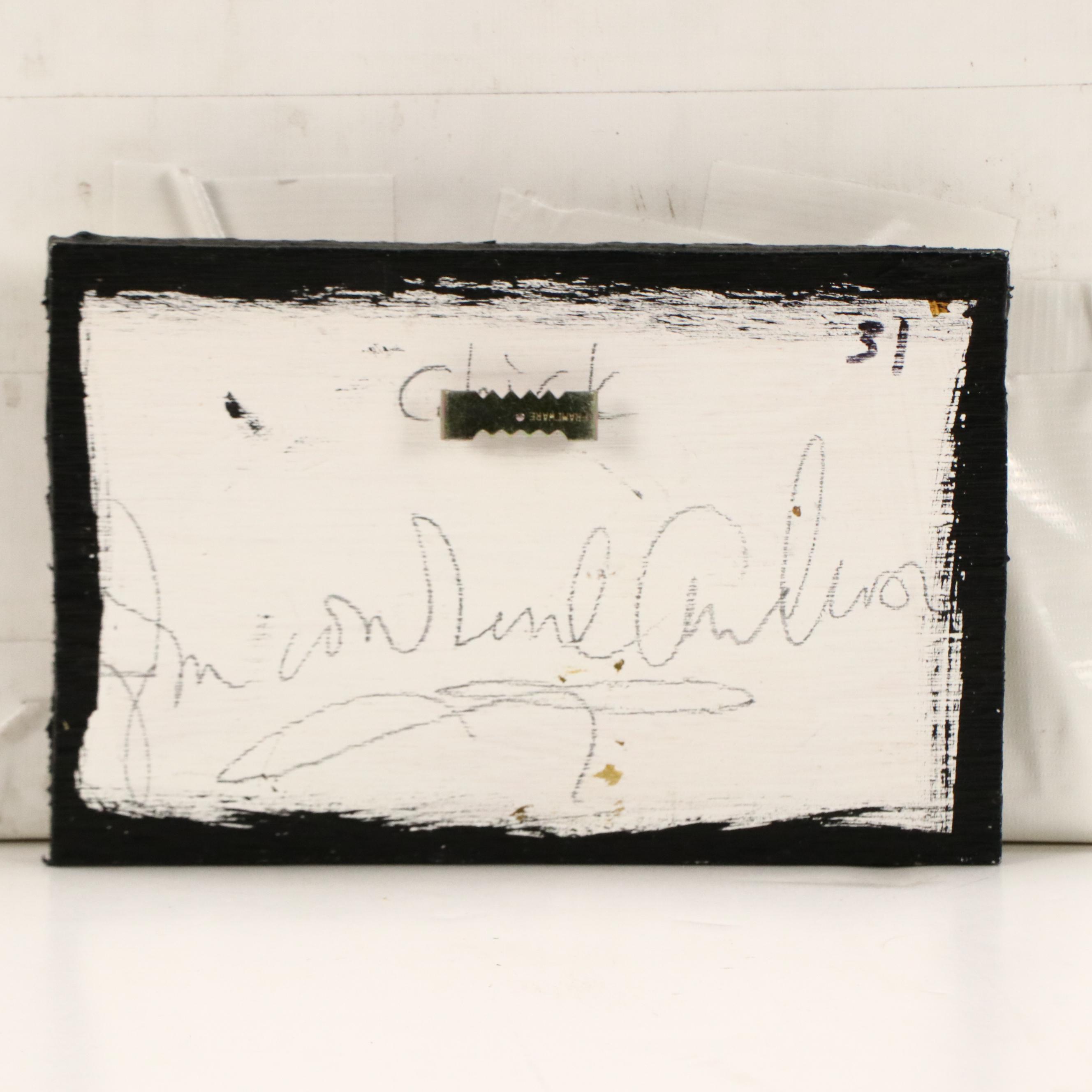 John "Cornbread" Anderson Acrylic Painting "Chick," 21st Century