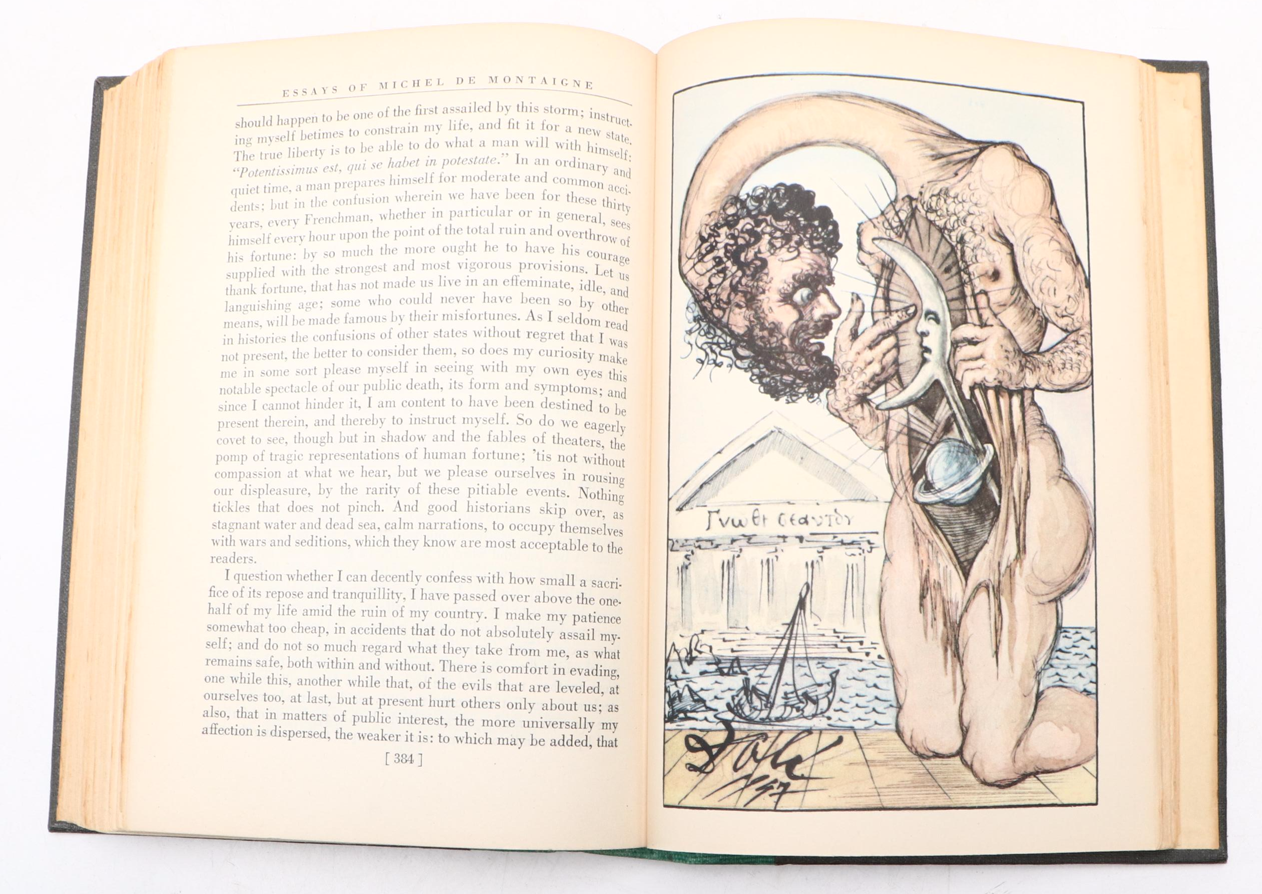 Salvador Dalí Illustrated "Essays of Michel de Montaigne," 1947
