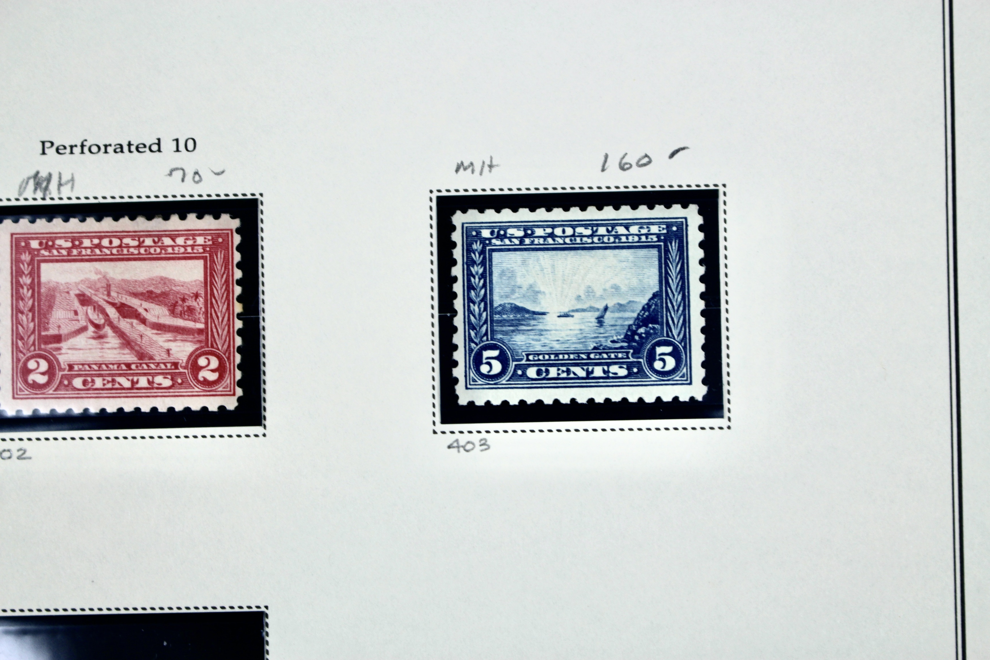 Seven Different MH Pan-Pacific Postage Stamps, ca. 1915