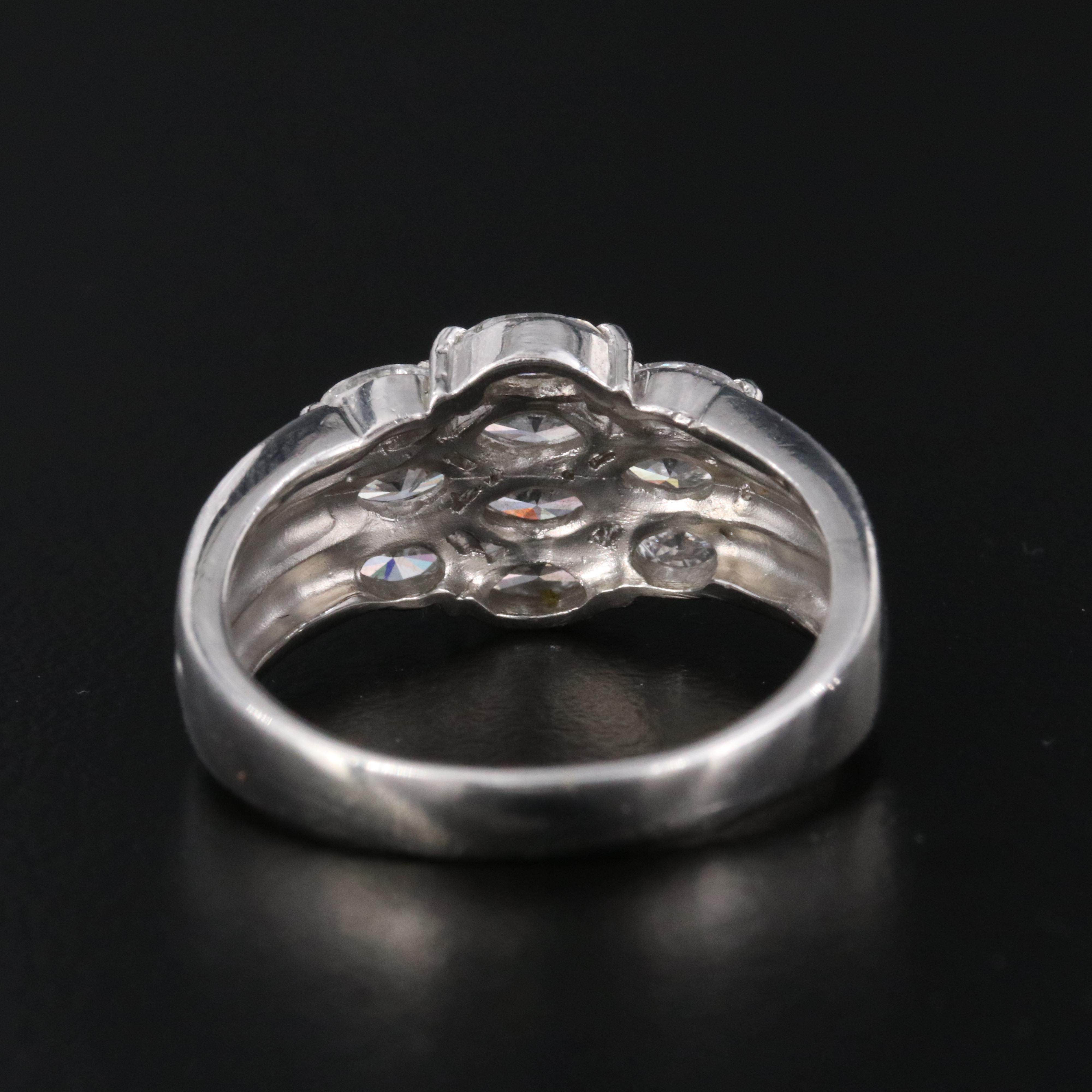 Platinum 1.00 CTW Diamond Ring