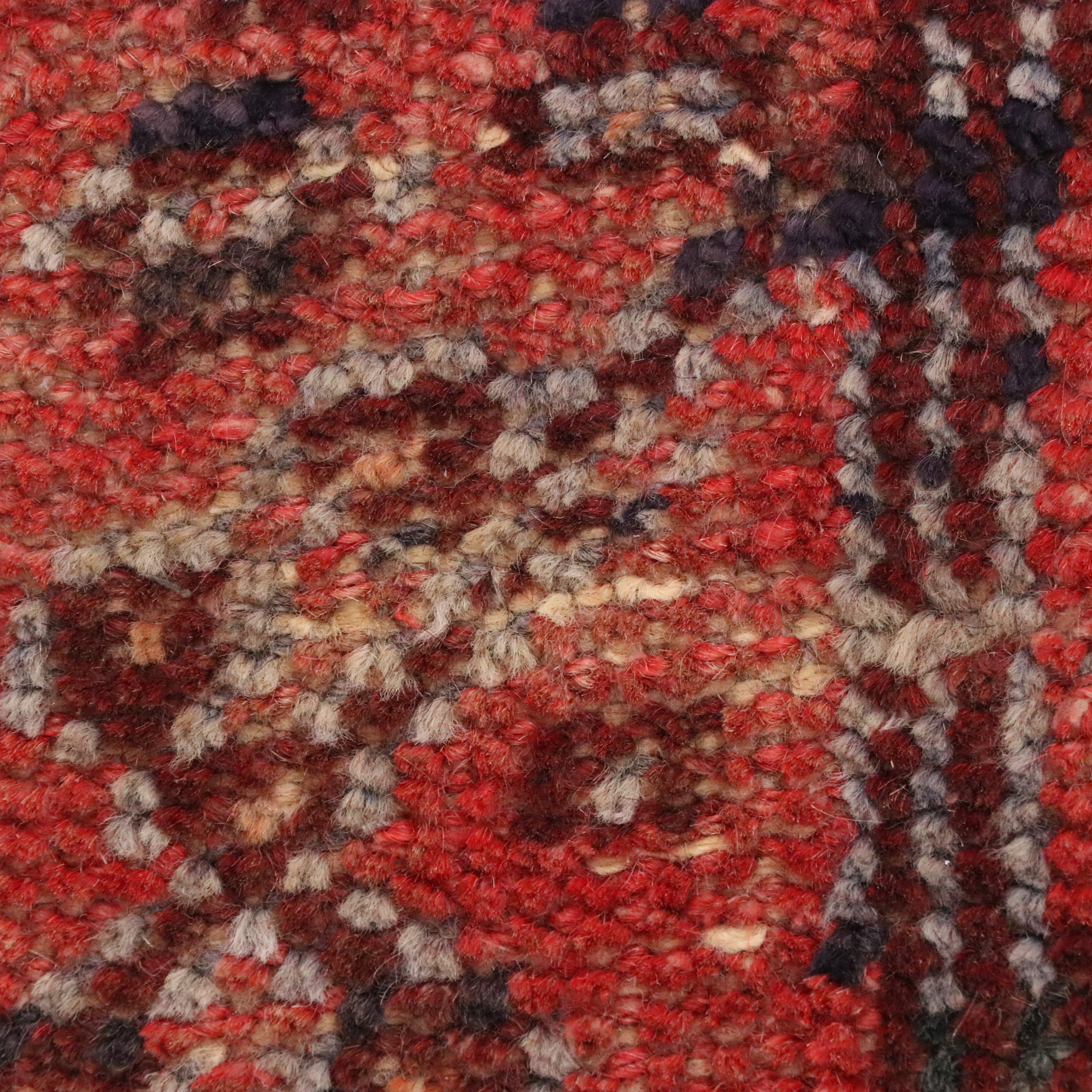 6'8 x 9' Hand-Knotted Persian Kurdish Area Rug