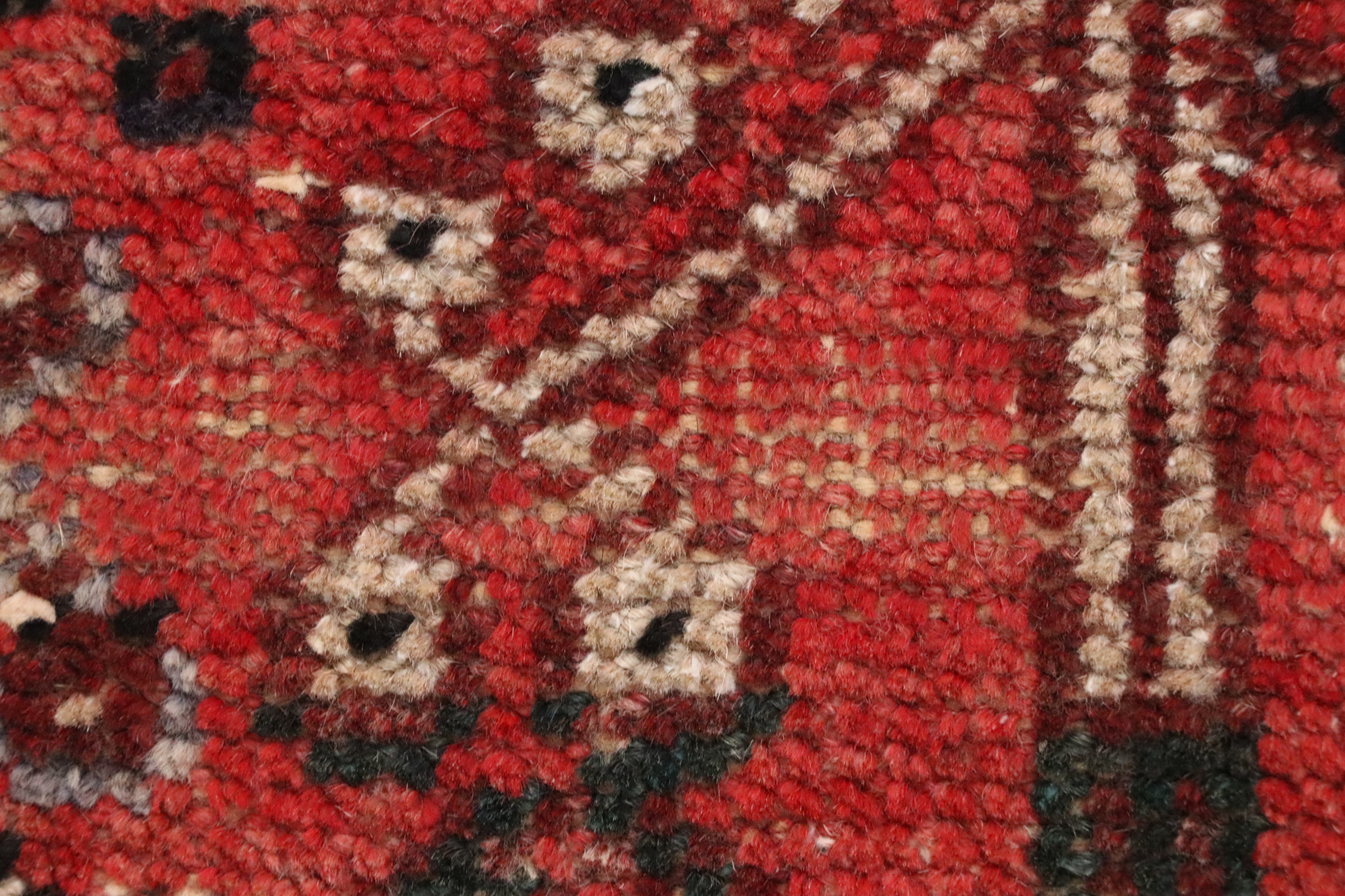 6'8 x 9' Hand-Knotted Persian Kurdish Area Rug