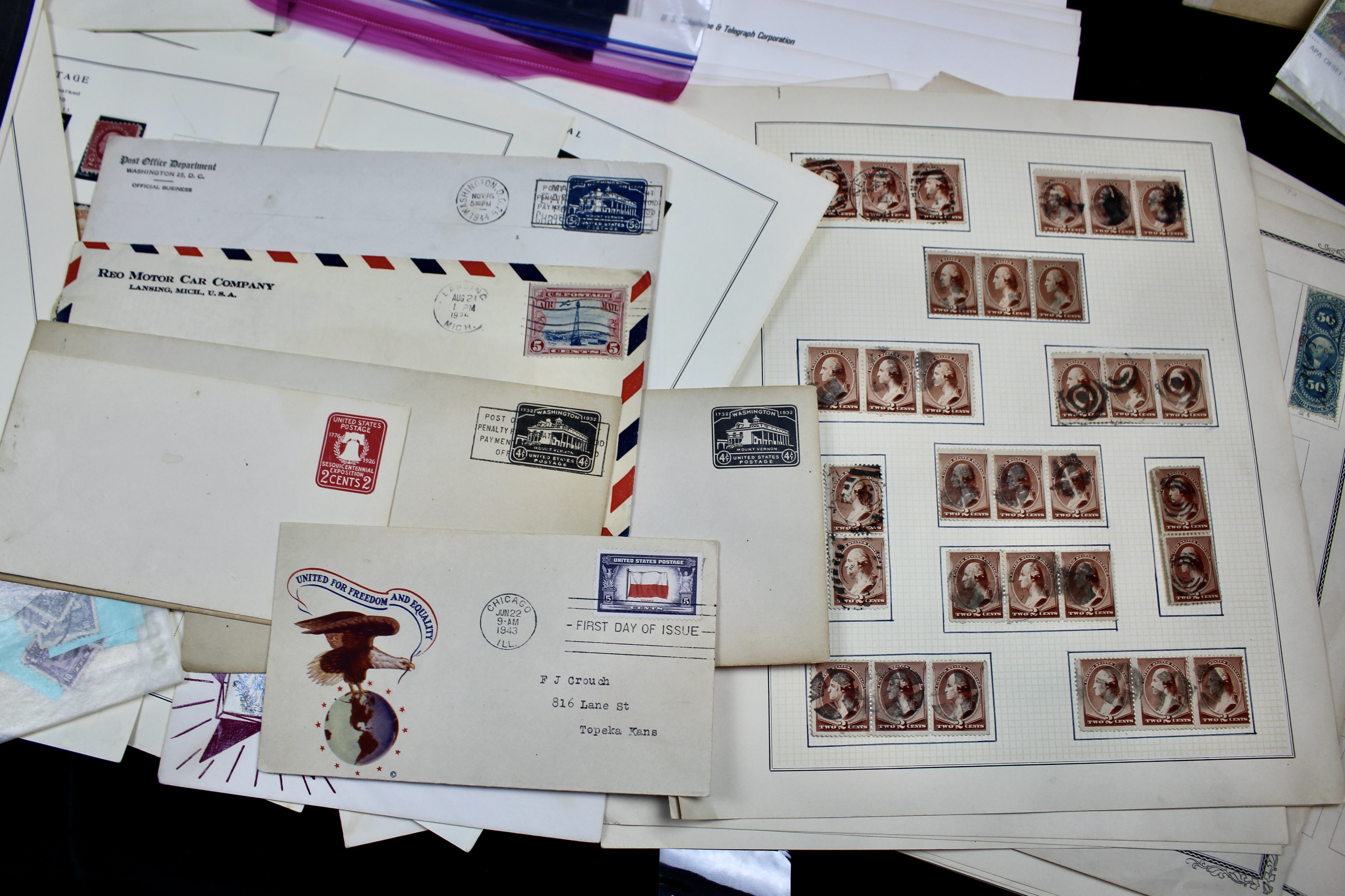 Nine-Pound Box of Thousands of U.S. and Foreign Postage Stamps