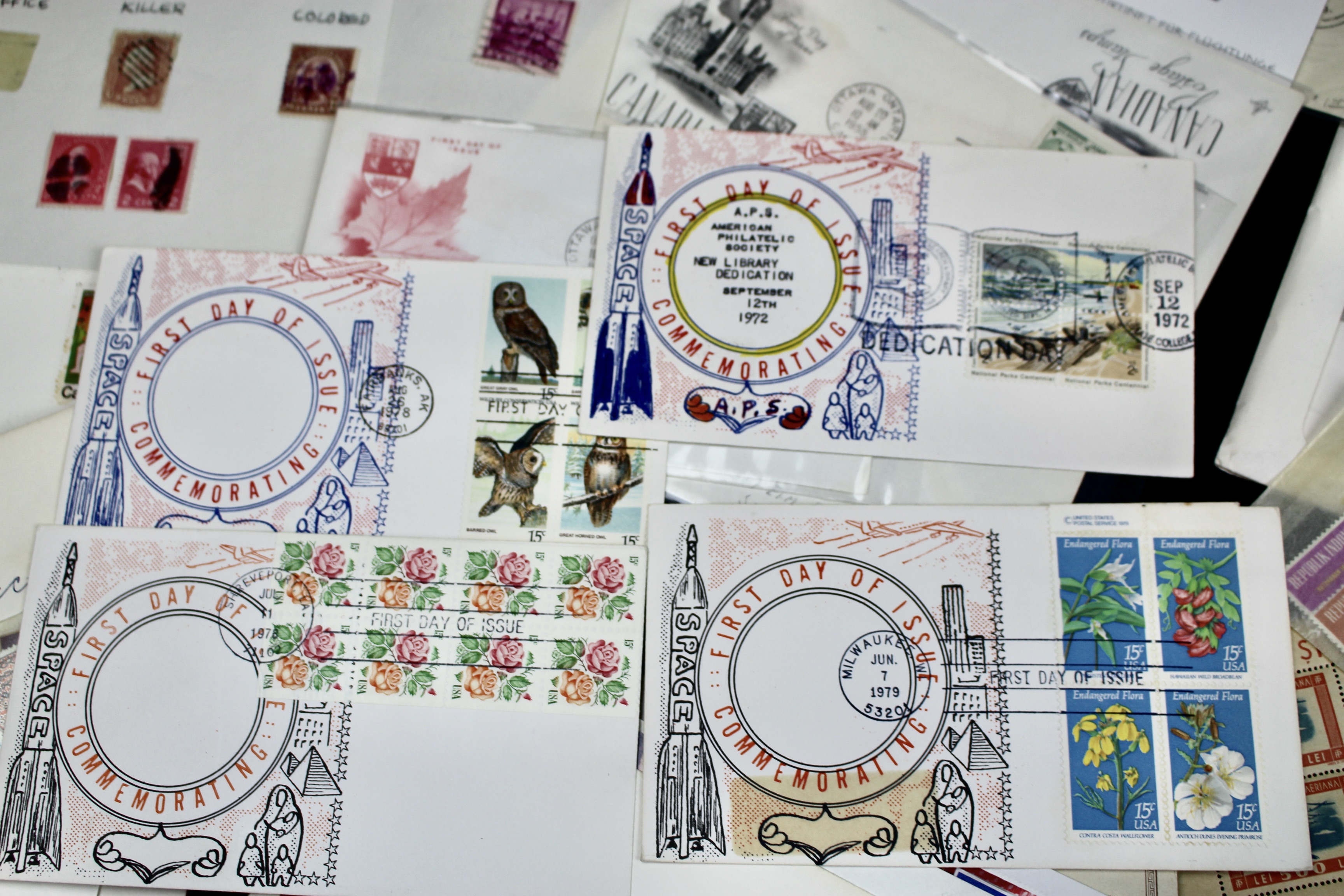 Nine-Pound Box of Thousands of U.S. and Foreign Postage Stamps