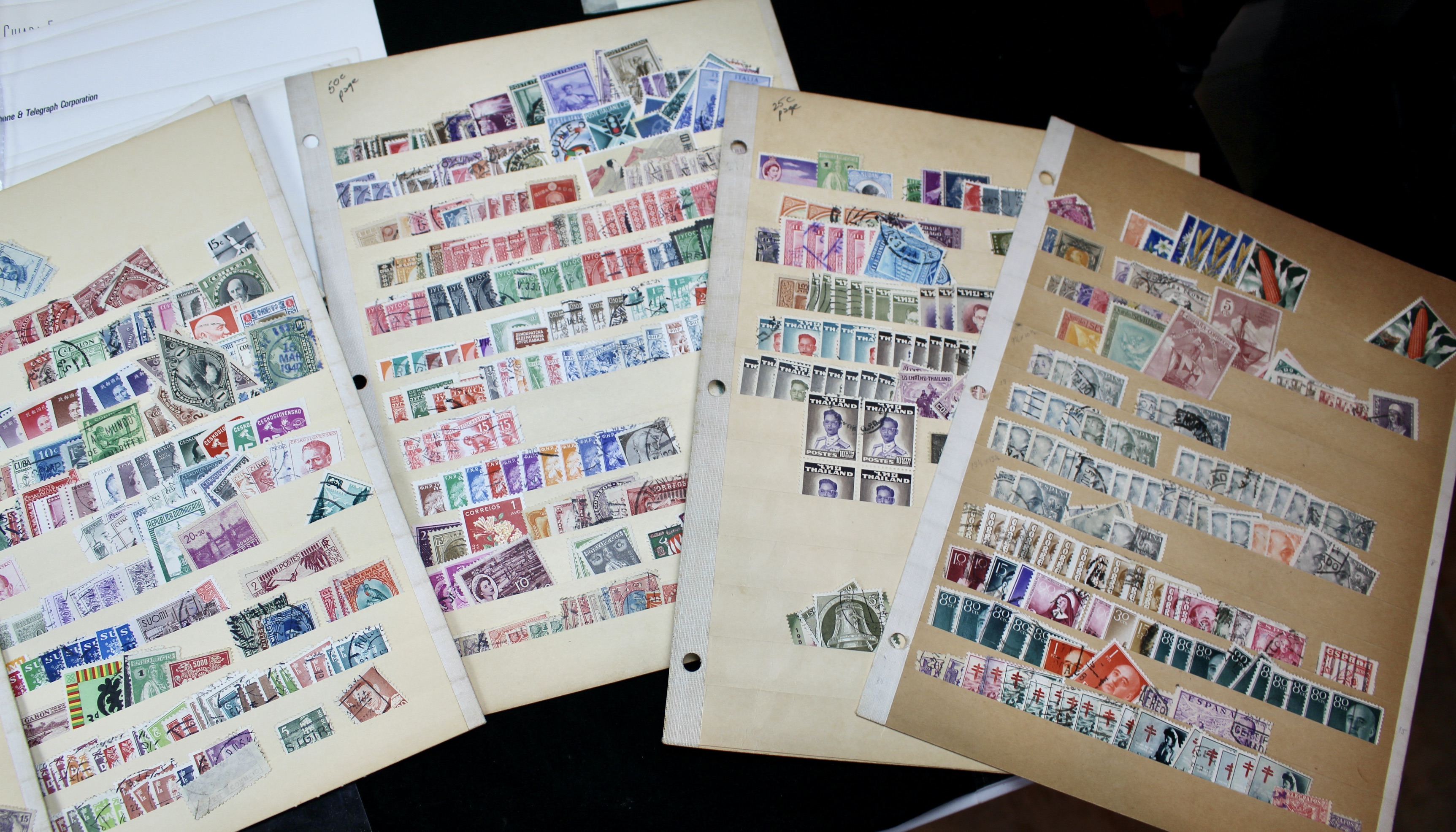 Nine-Pound Box of Thousands of U.S. and Foreign Postage Stamps