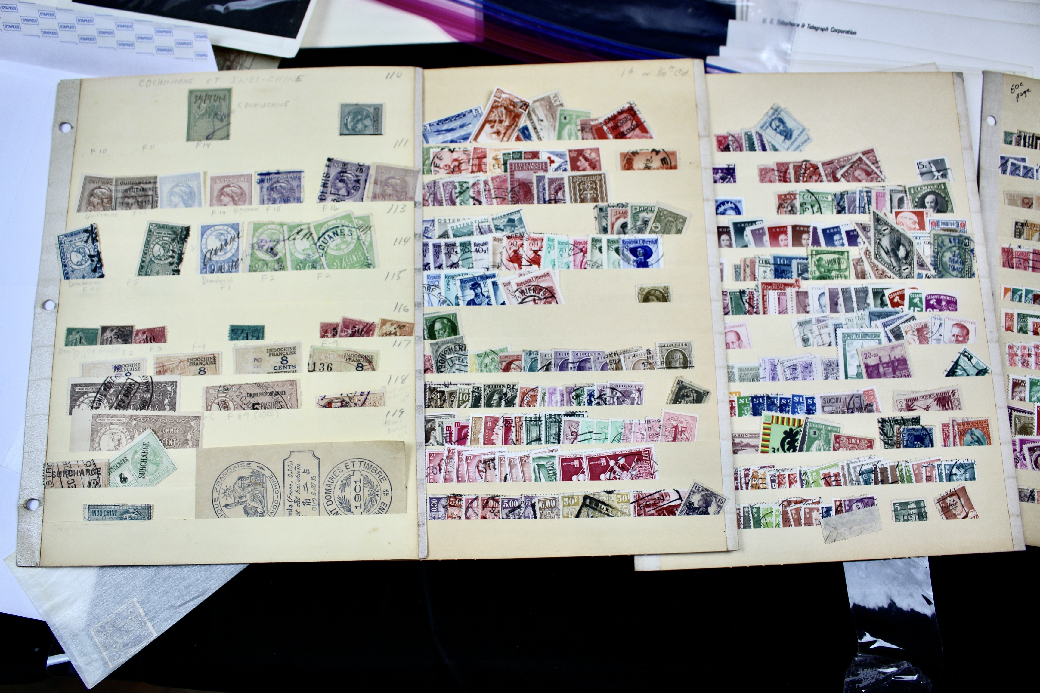 Nine-Pound Box of Thousands of U.S. and Foreign Postage Stamps