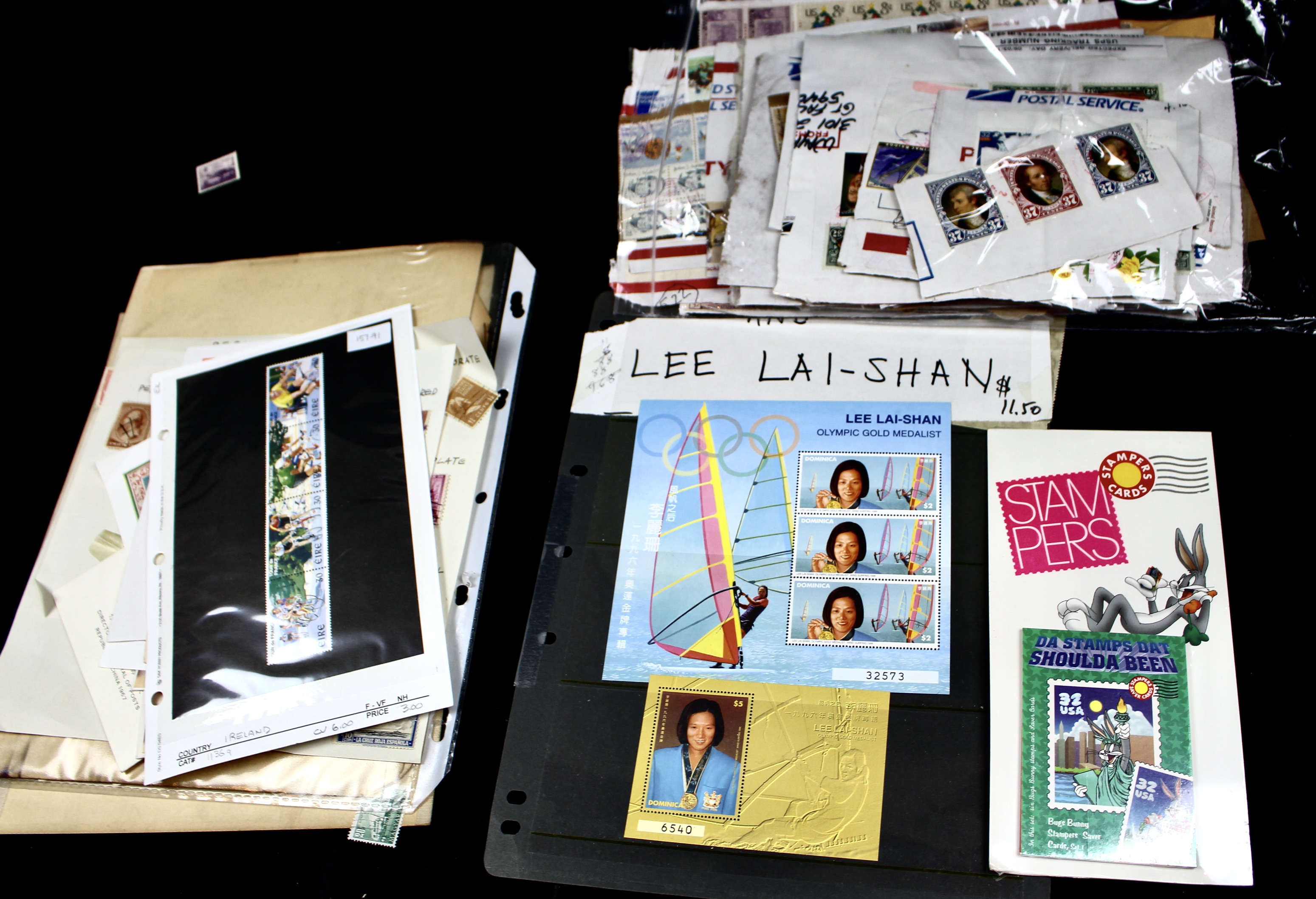 Nine-Pound Box of Thousands of U.S. and Foreign Postage Stamps