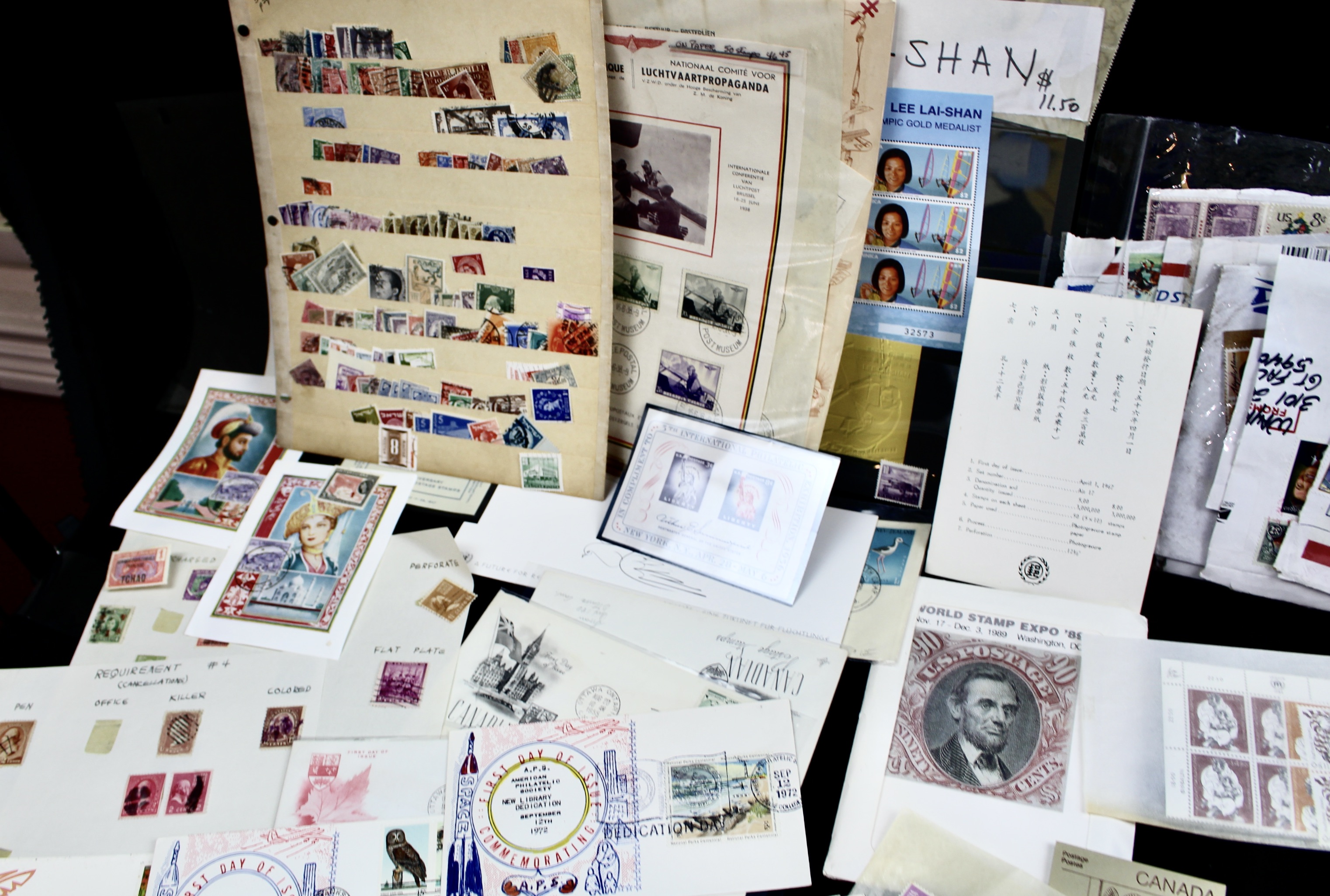 Nine-Pound Box of Thousands of U.S. and Foreign Postage Stamps