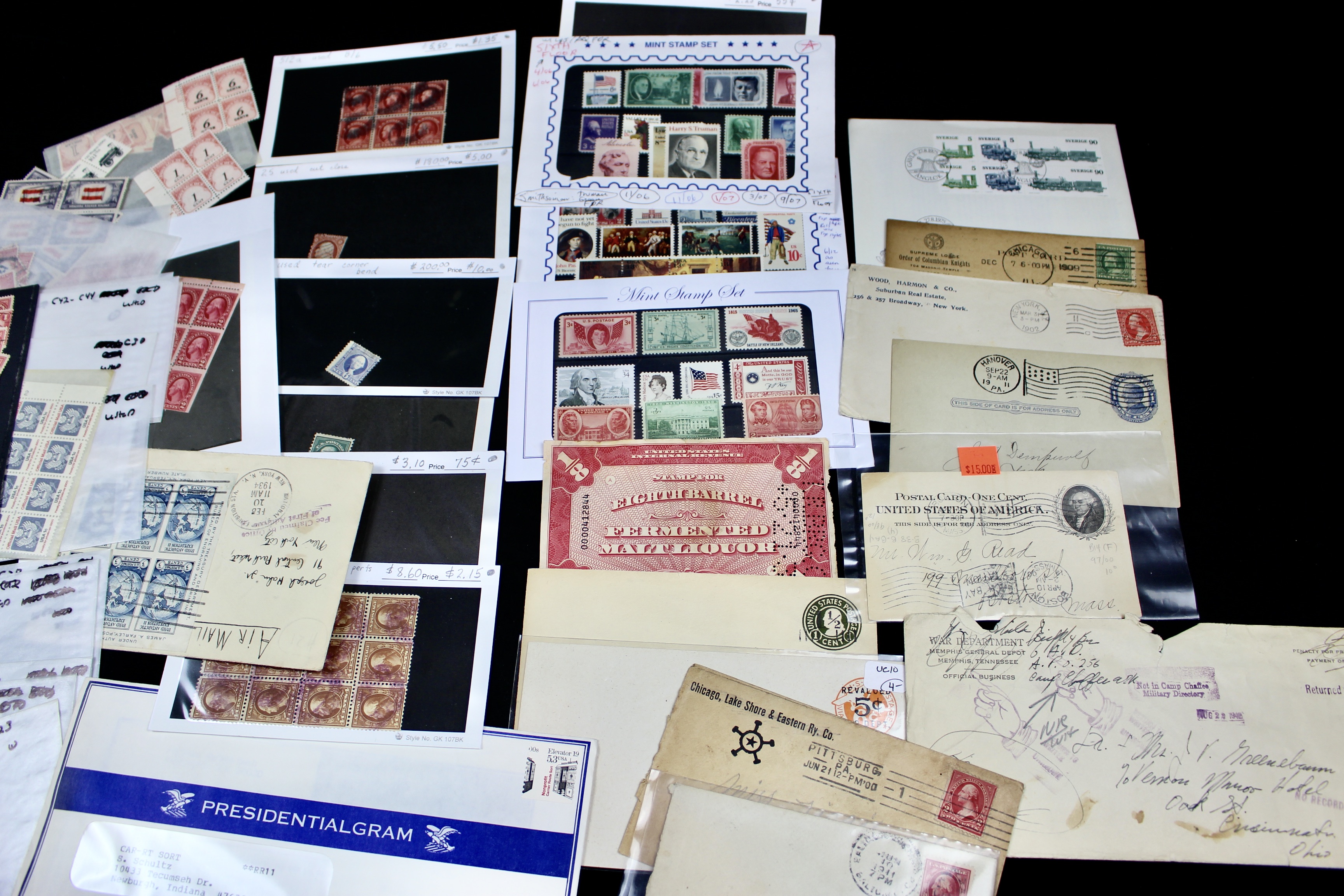 Nine-Pound Box of Thousands of U.S. and Foreign Postage Stamps