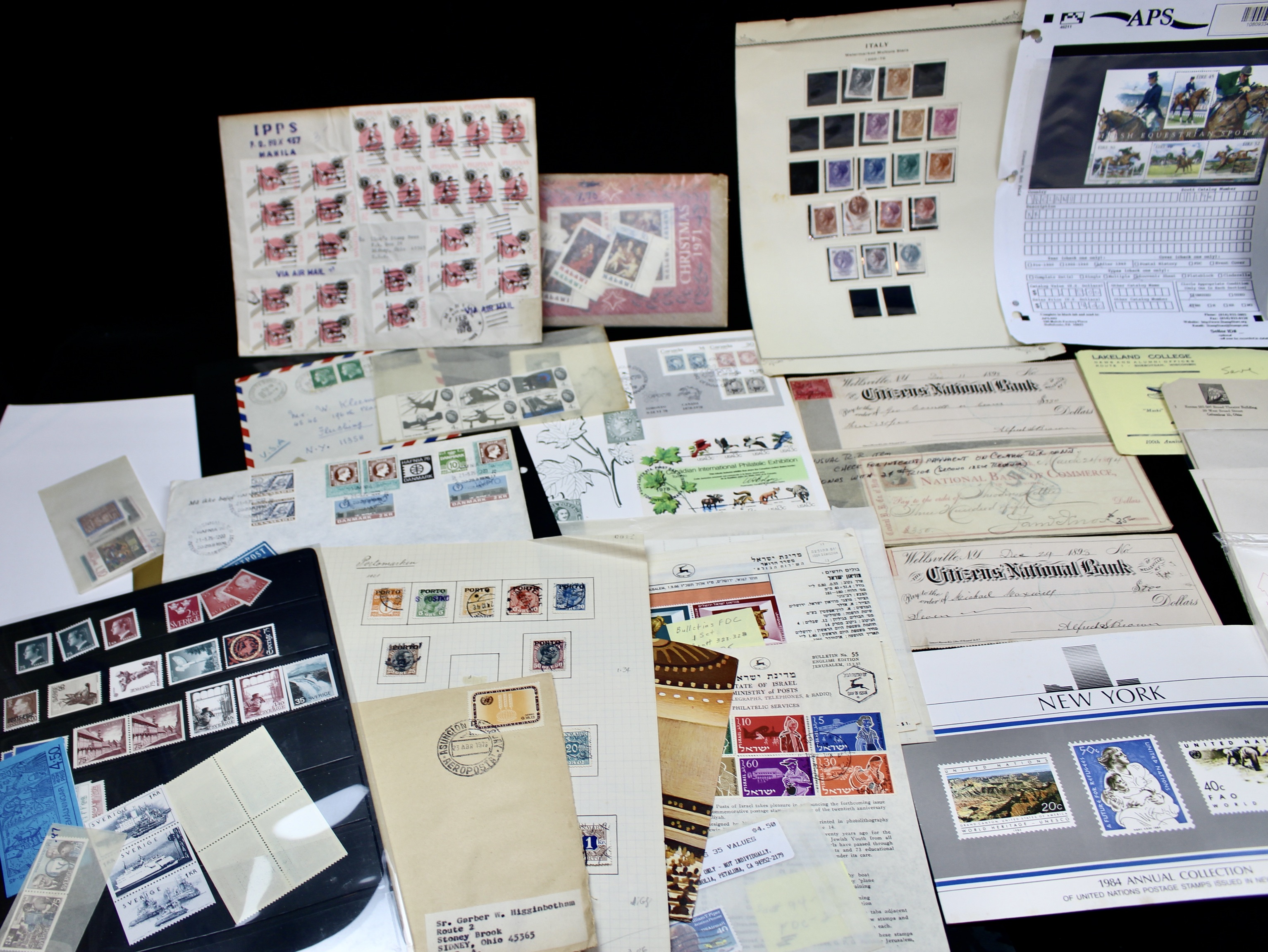 Nine-Pound Box of Thousands of U.S. and Foreign Postage Stamps