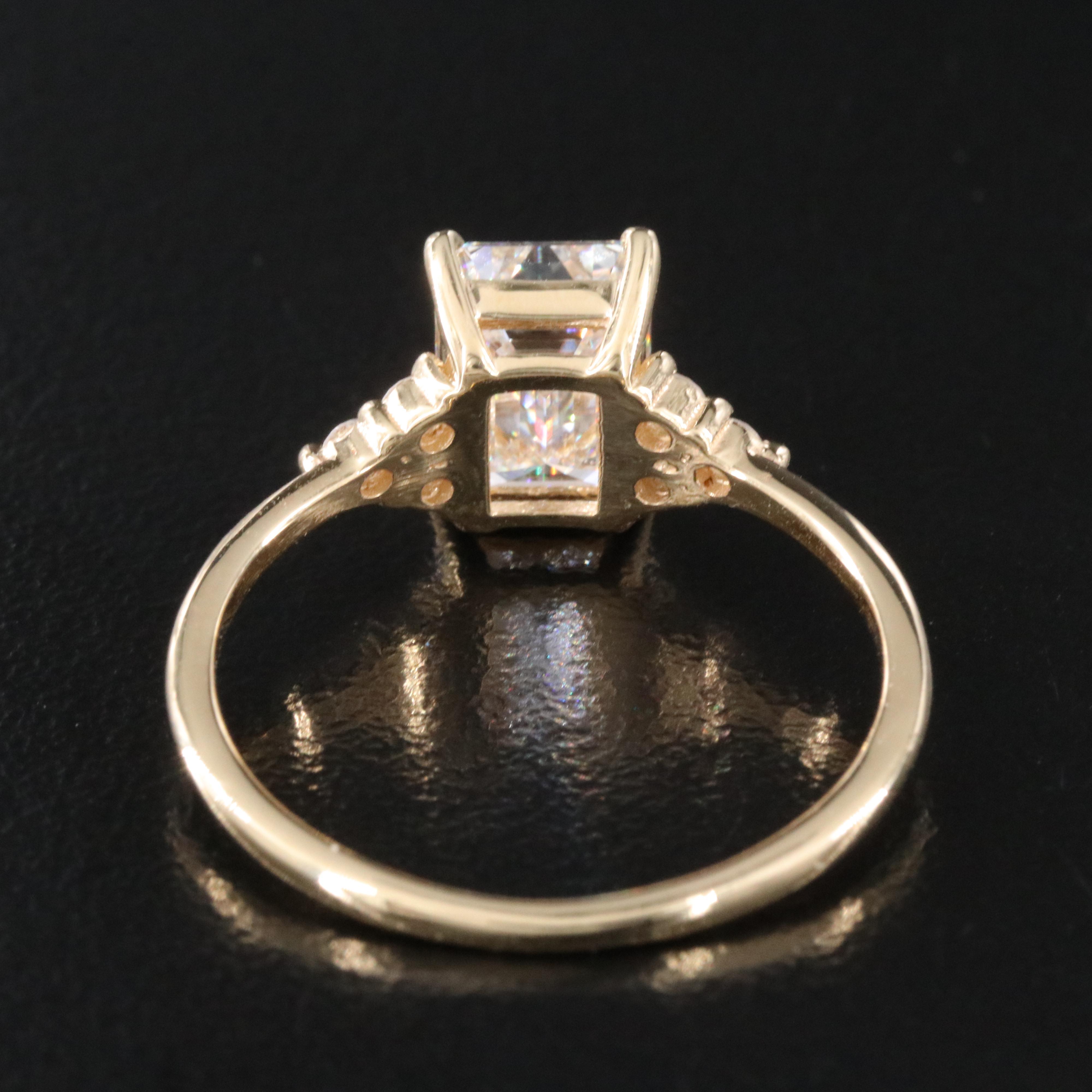 18K 2.17 CTW Lab Grown Diamond Ring with IGI Report