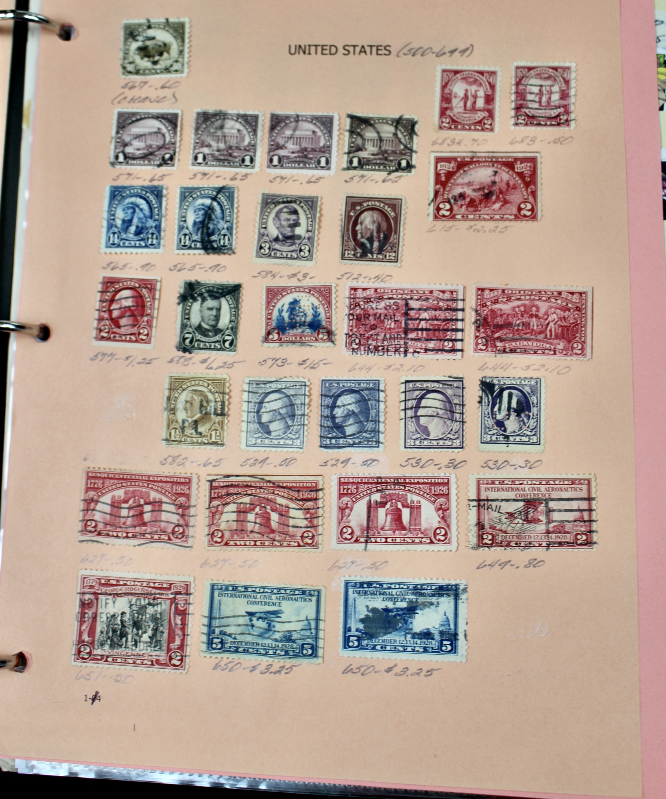 Five Albums of Postage Stamps, Includes World, U.S., Postcards and More