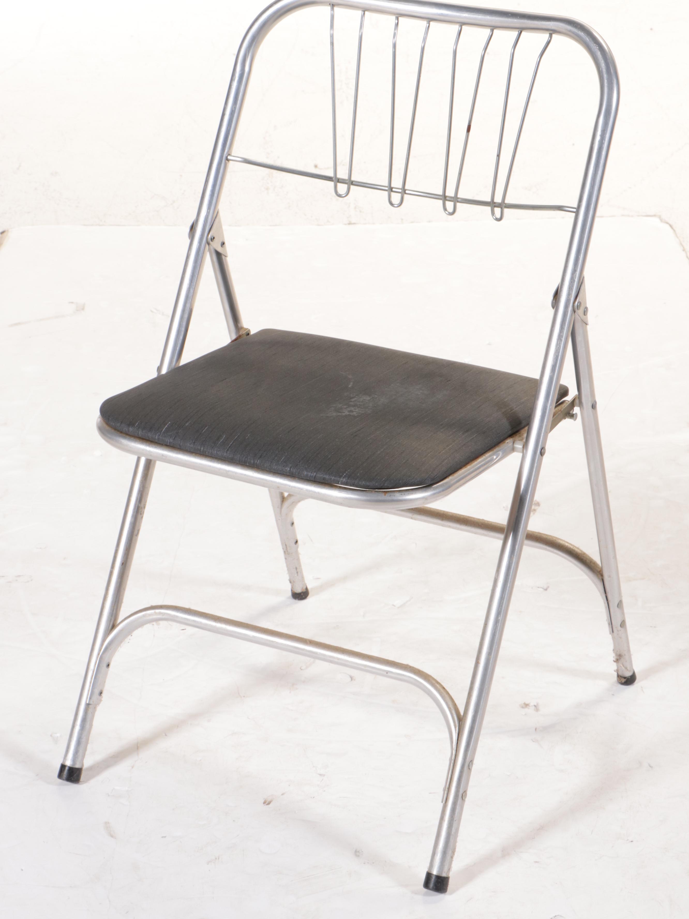 IBM Correcting Selectric Typewriter with Table and Folding Chair