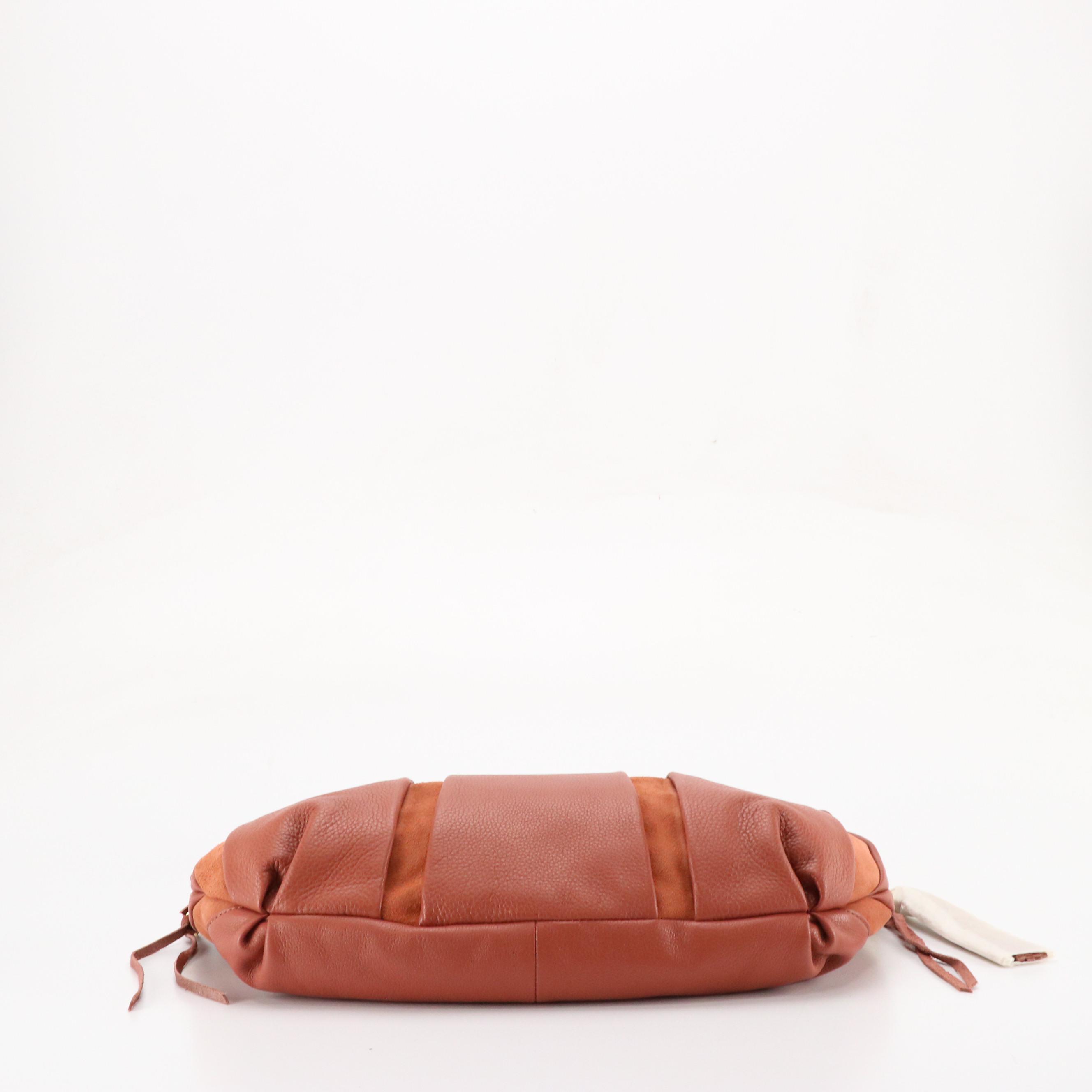 Aimee Kestenberg Burnt Orange Leather/Suede Hobo Bag, Other Isaac Mizrahi Bag