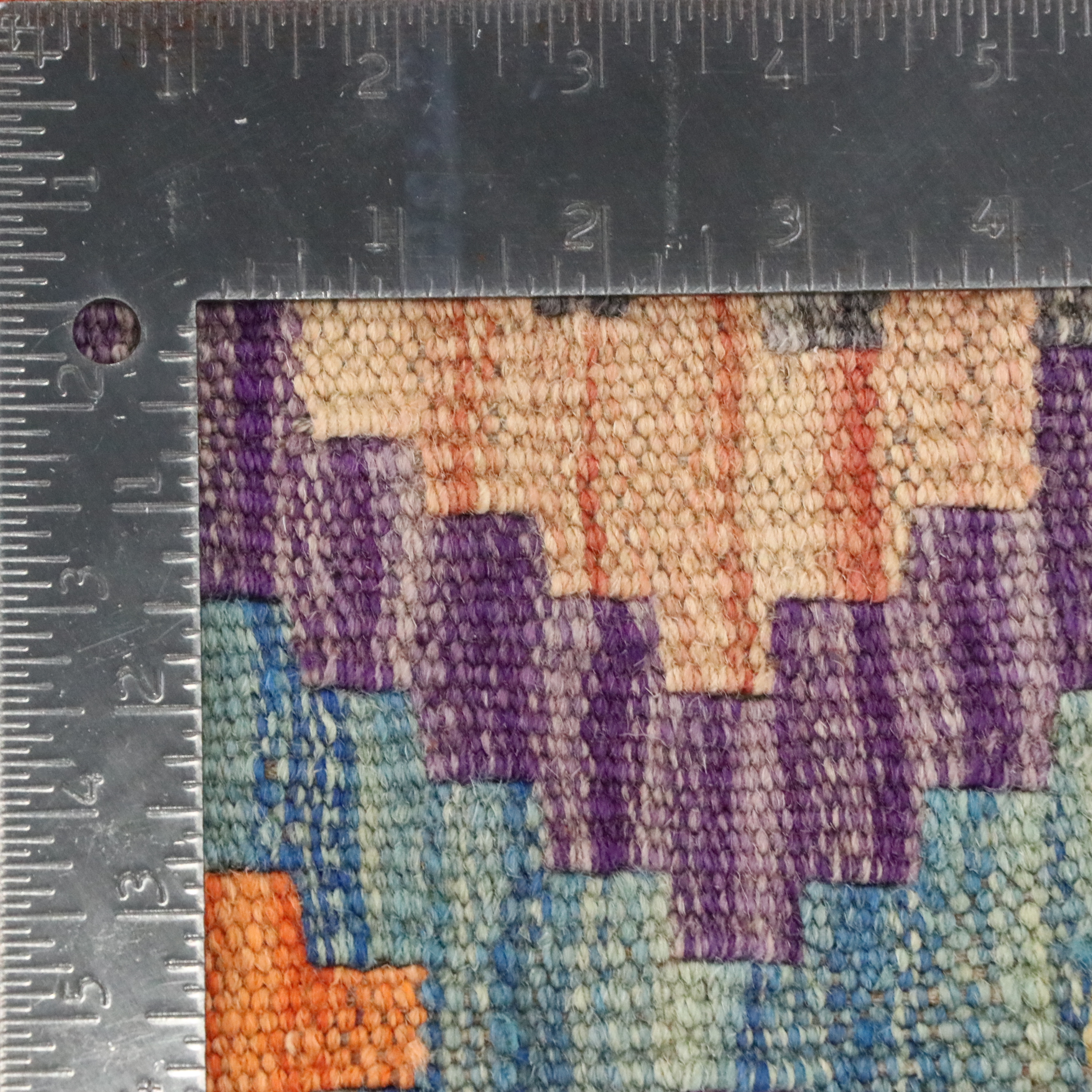 5'5 x 6'11 Handwoven Pakistani Kilim Area Rug