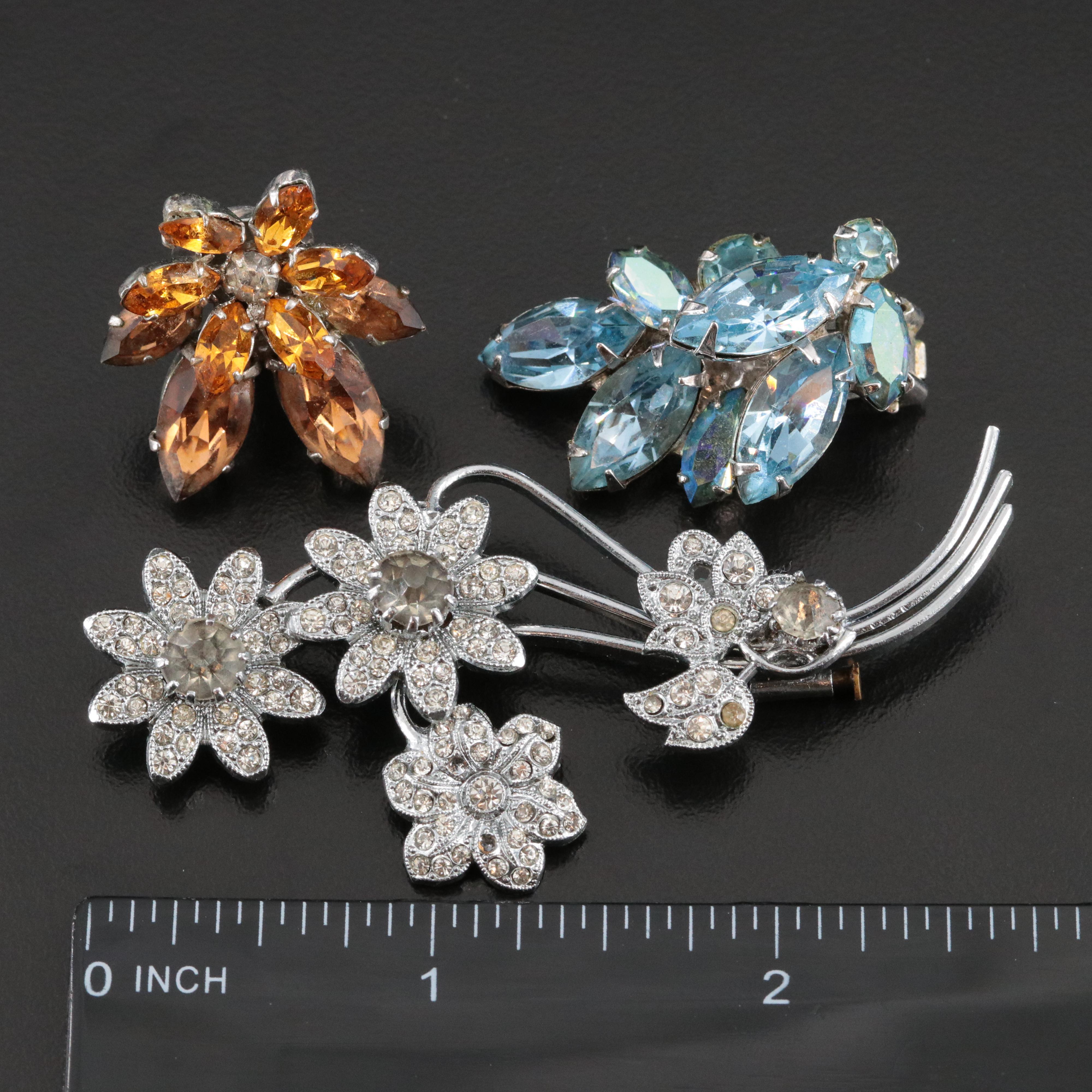 Weiss Featured in Vintage Brooches and Earrings