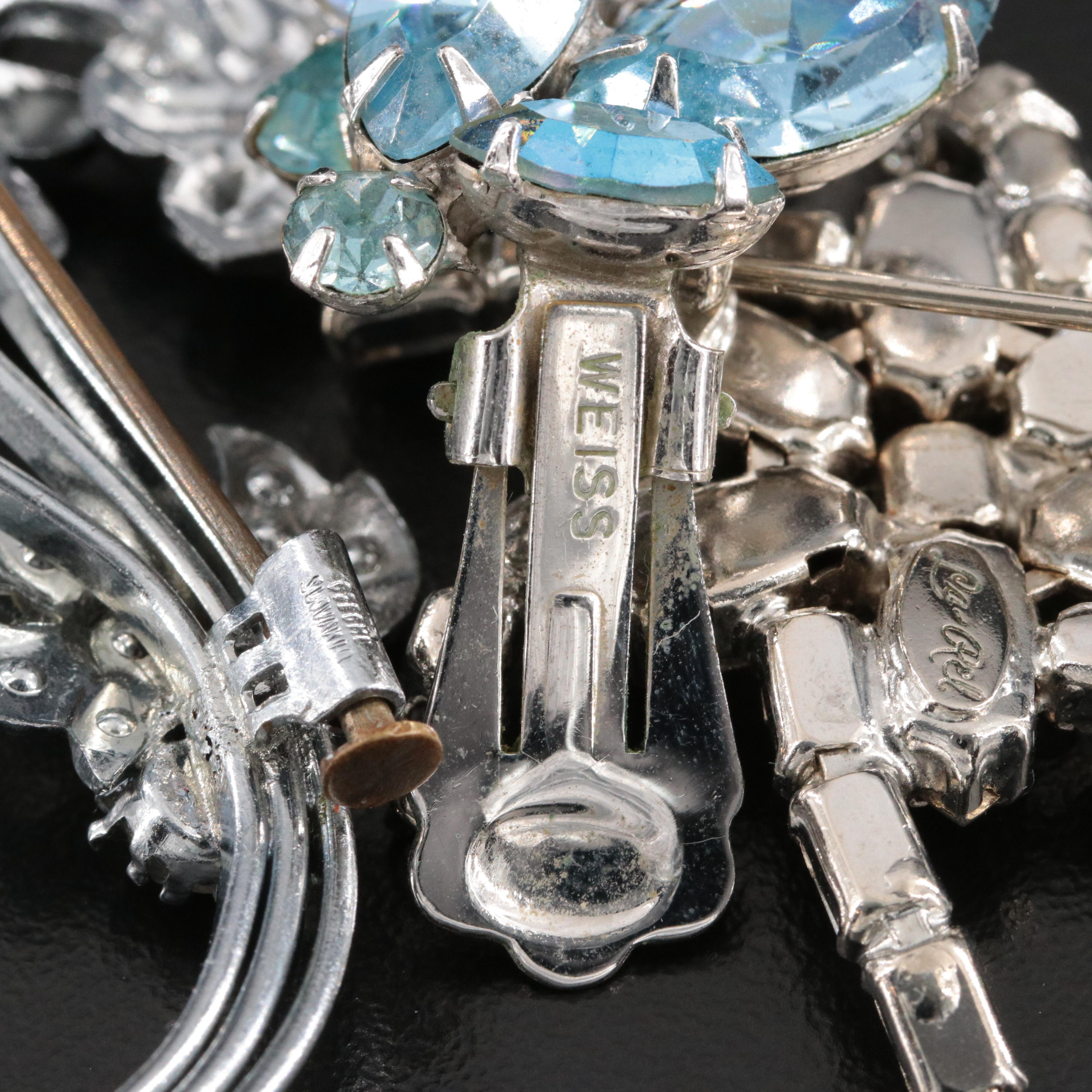 Weiss Featured in Vintage Brooches and Earrings