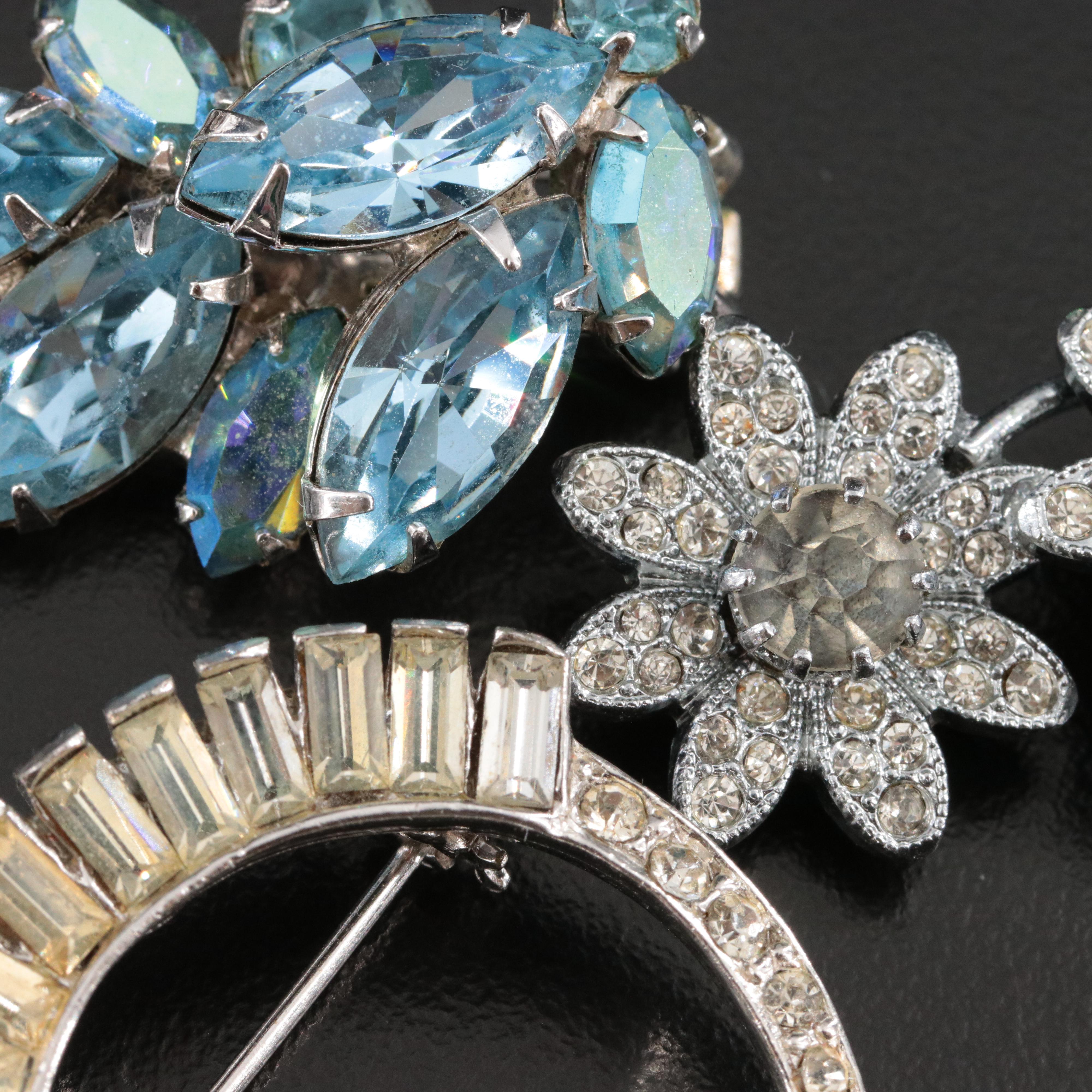 Weiss Featured in Vintage Brooches and Earrings