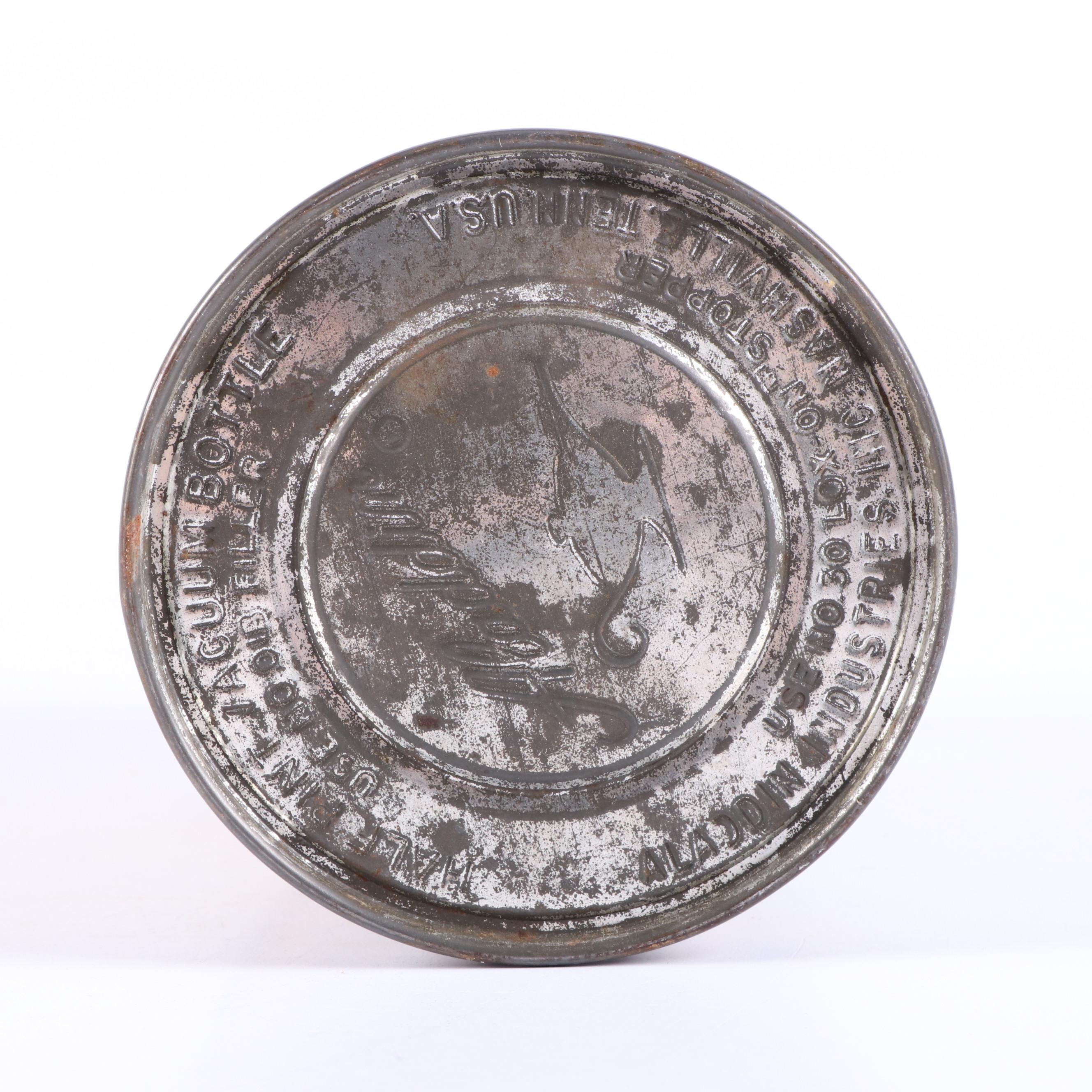 Aladdin "Steve Canyon" Lunchbox and Thermos with Other Tableware