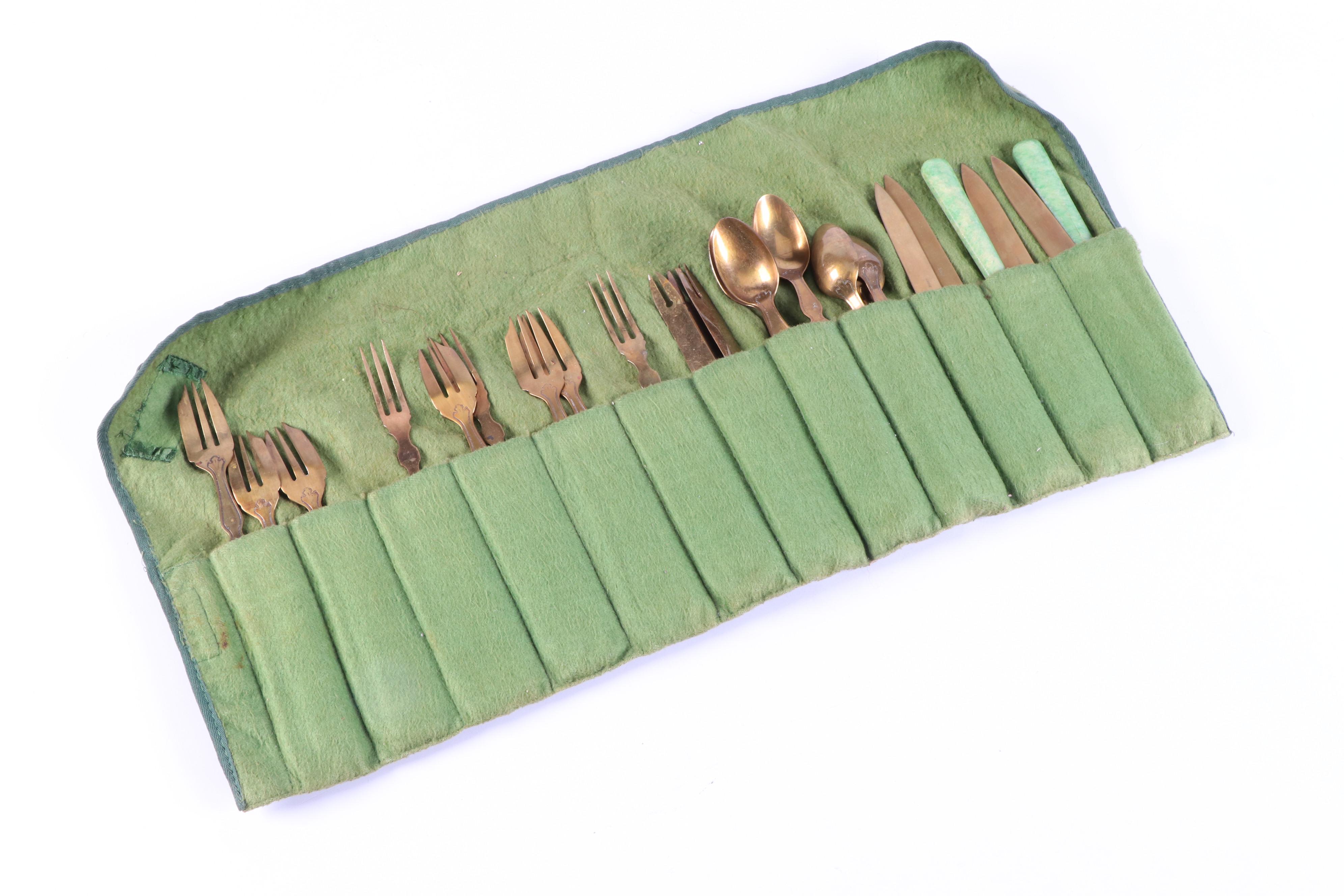 Aladdin "Steve Canyon" Lunchbox and Thermos with Other Tableware