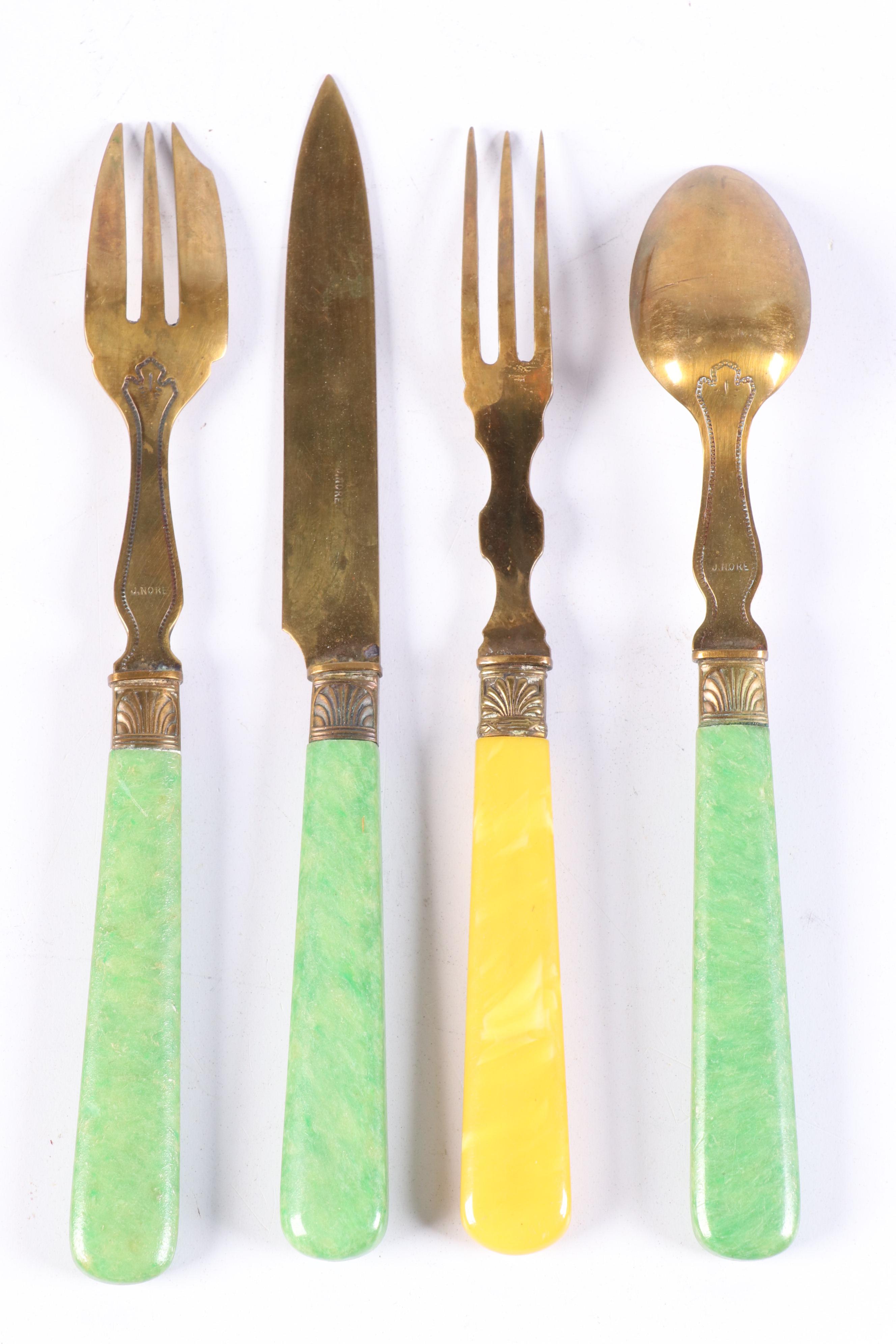 Aladdin "Steve Canyon" Lunchbox and Thermos with Other Tableware