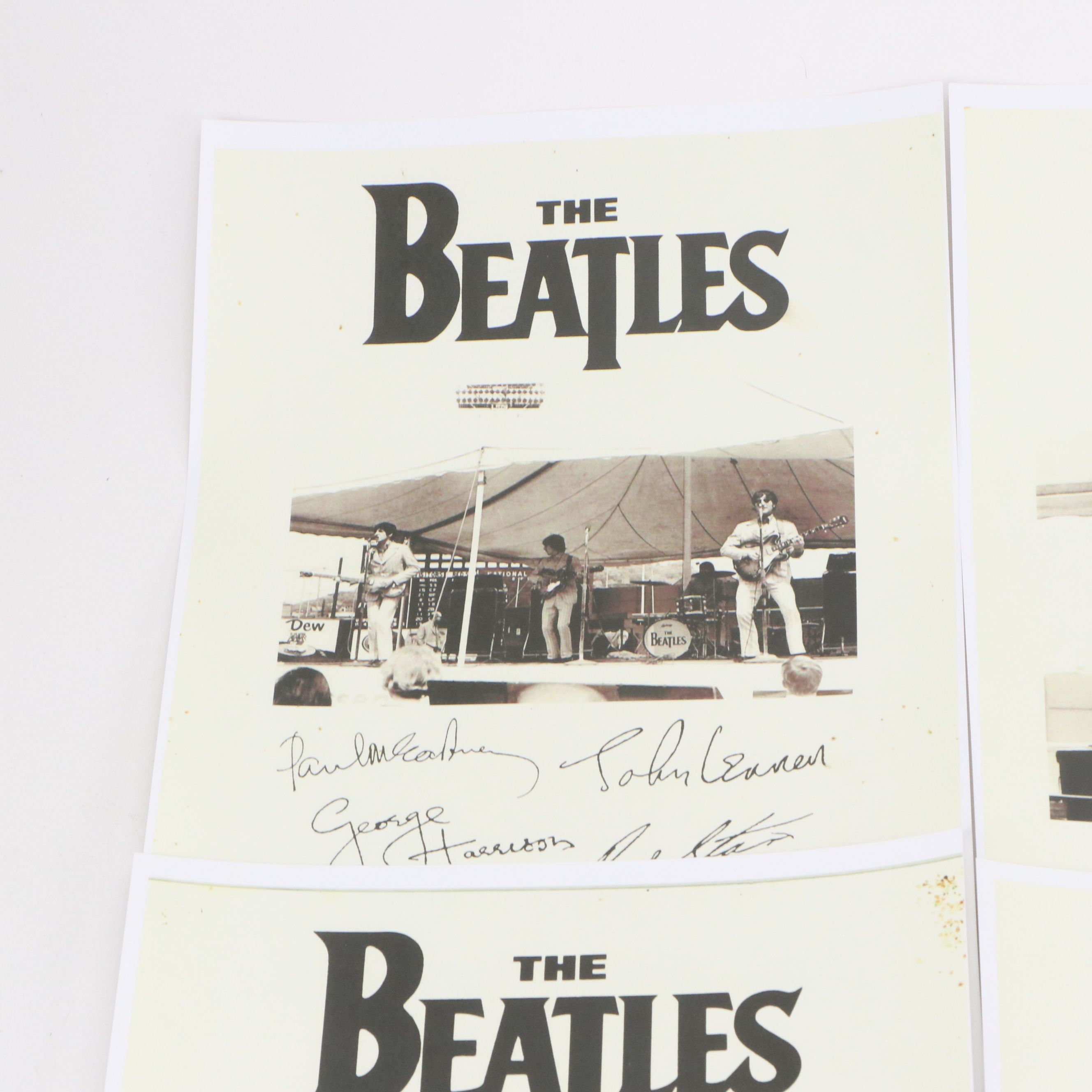 The Beatles Crosley Field Cincinnati Concert Reproduction Posters