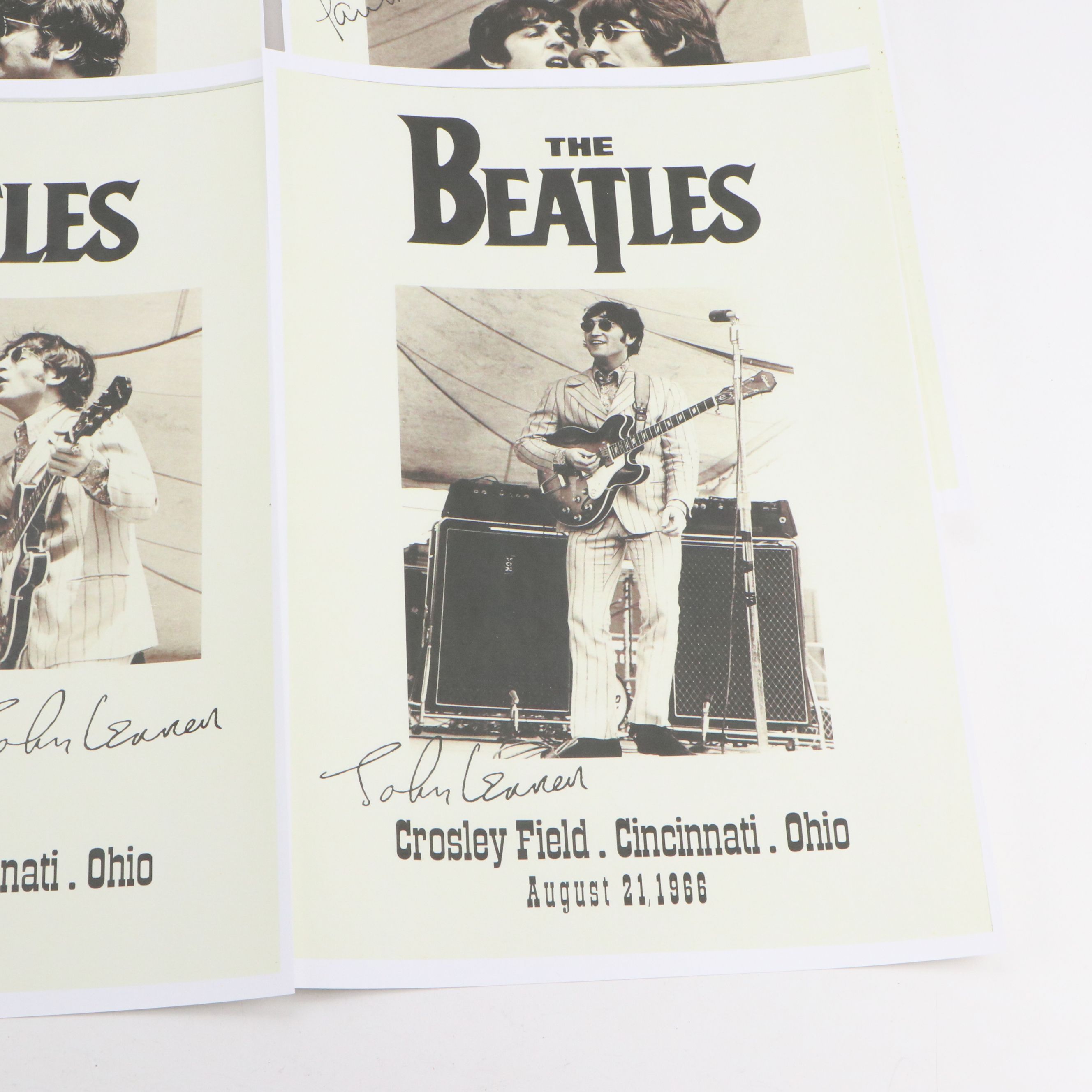 The Beatles Crosley Field Cincinnati Concert Reproduction Posters