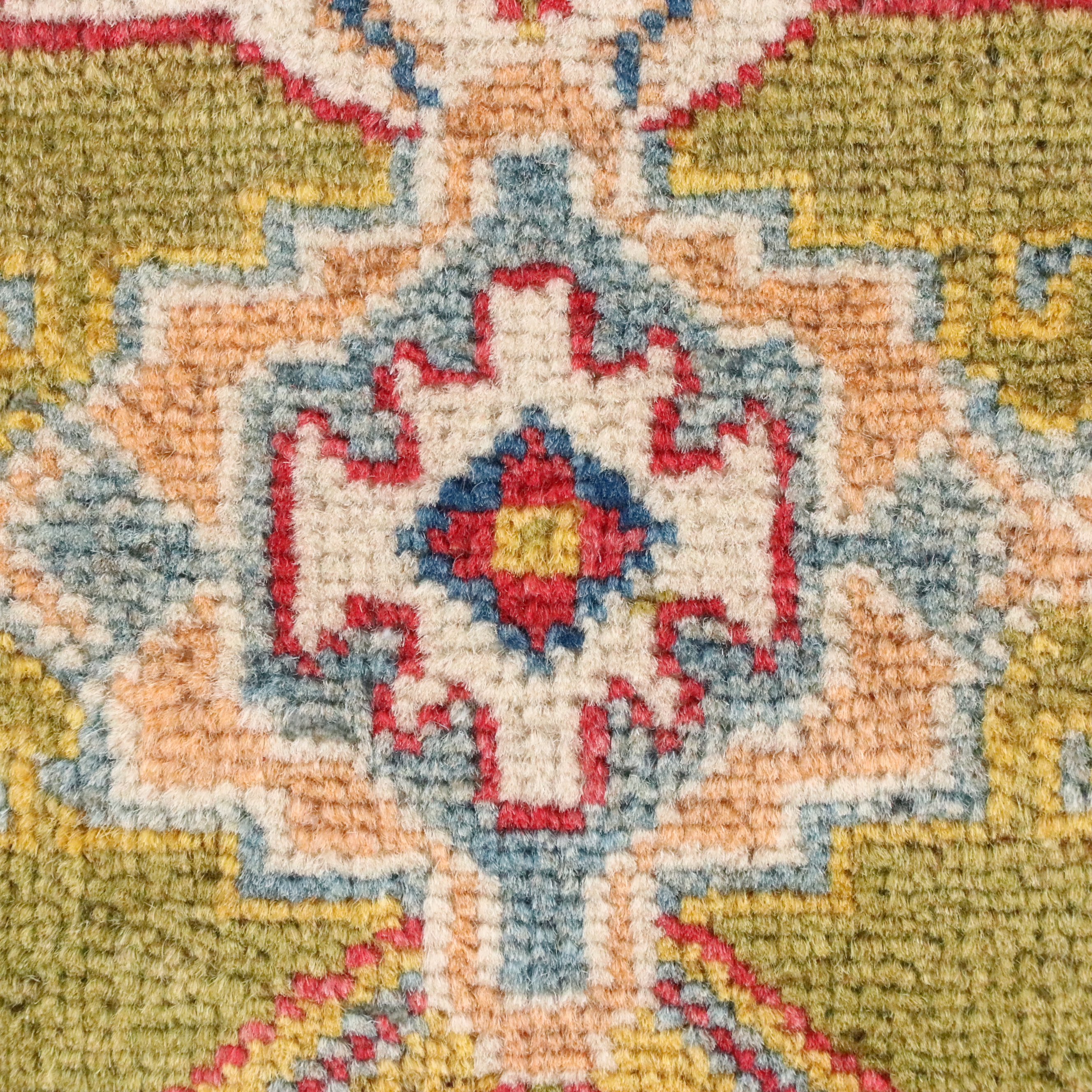 2'8 x 9'7 Hand-Knotted Afghan Kazak Carpet Runner
