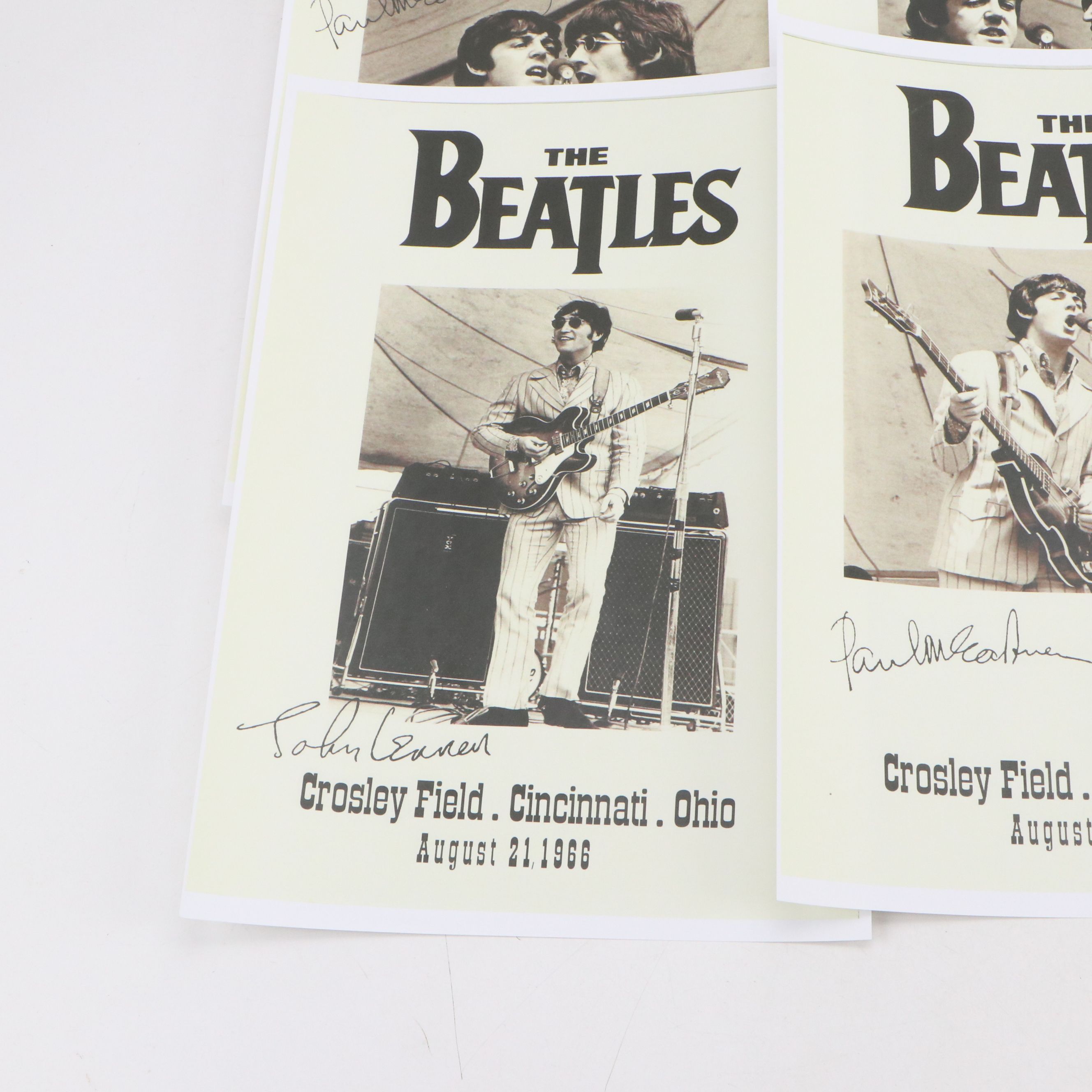 The Beatles Crosley Field Cincinnati Concert Reproduction Posters