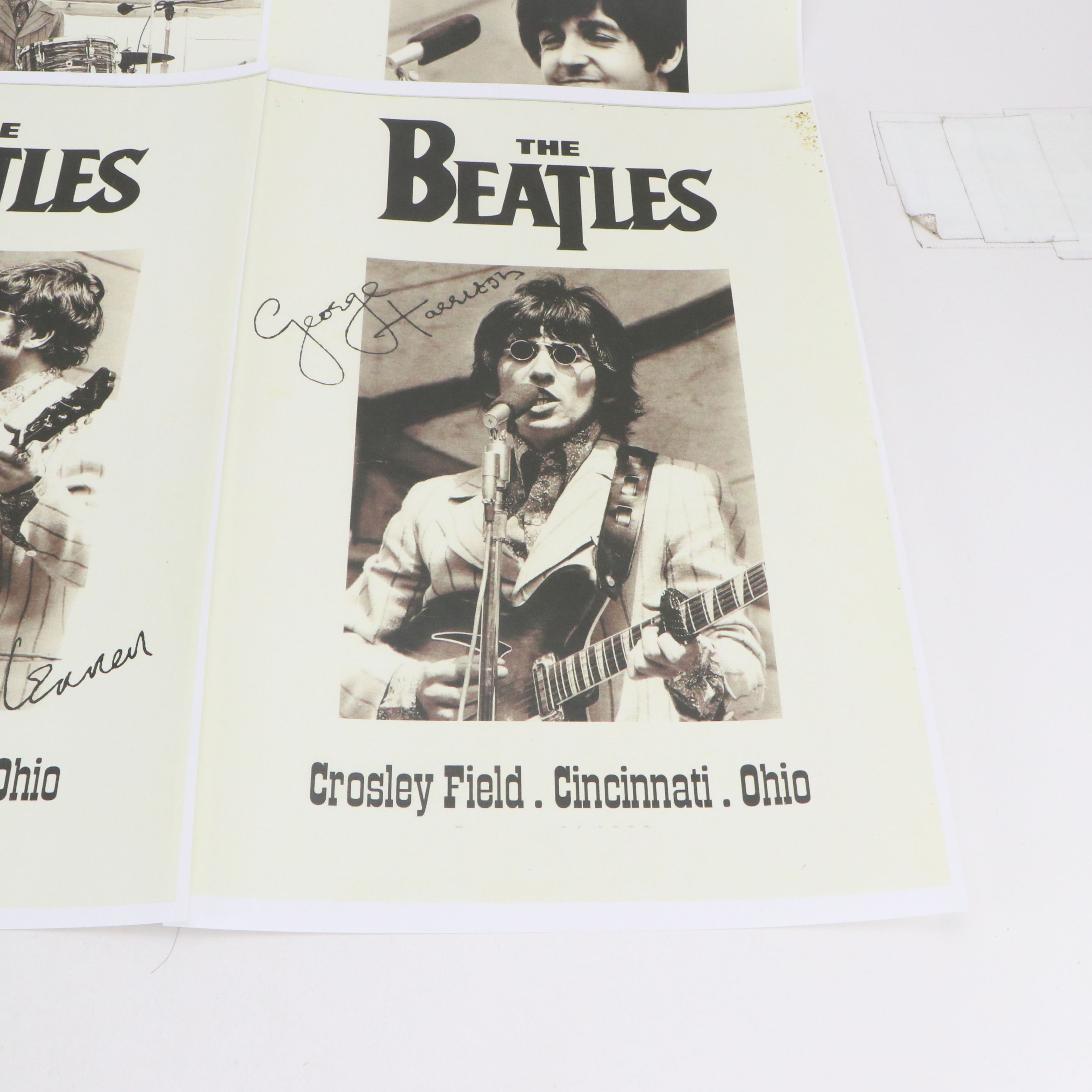 The Beatles Crosley Field Cincinnati Concert Reproduction Posters