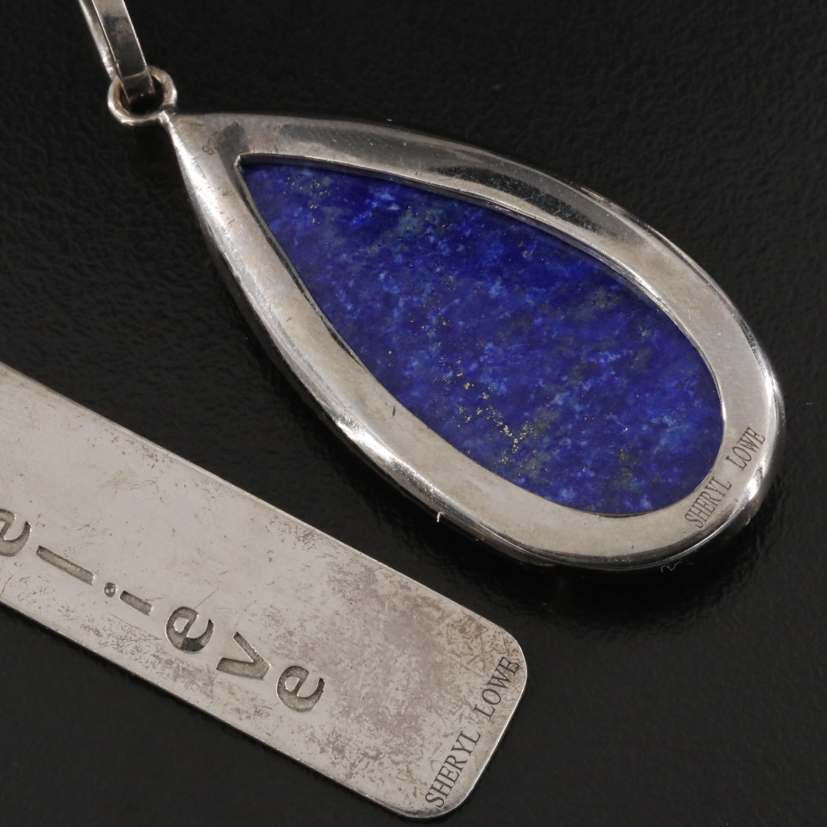 Sheryl Lowe and Attributed to Sheryl Lowe Sterling Pendants