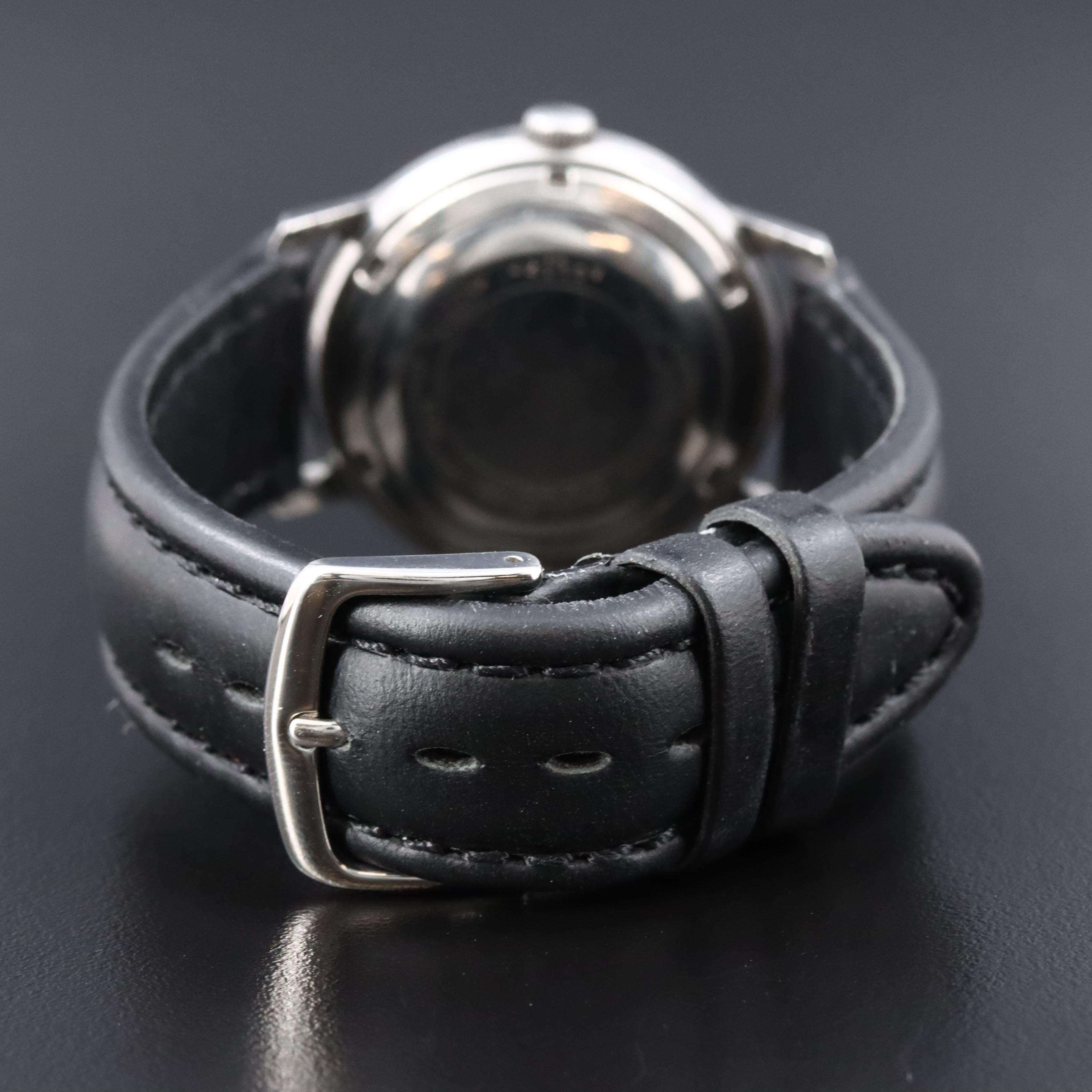 Bulova Gray Linen Dial Stainless Steel Automatic Watch