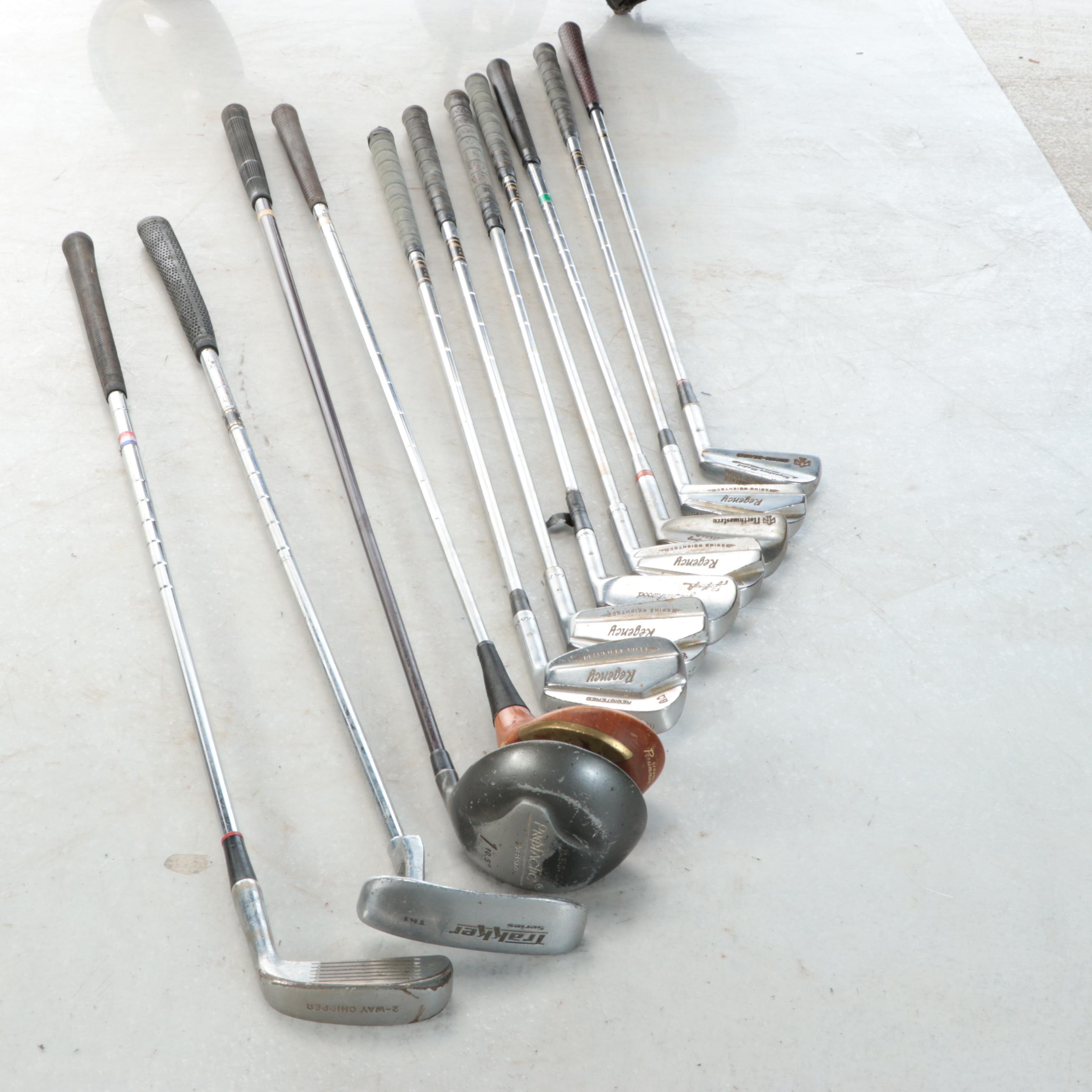 Wilson Golf Bag with Clubs and Balls